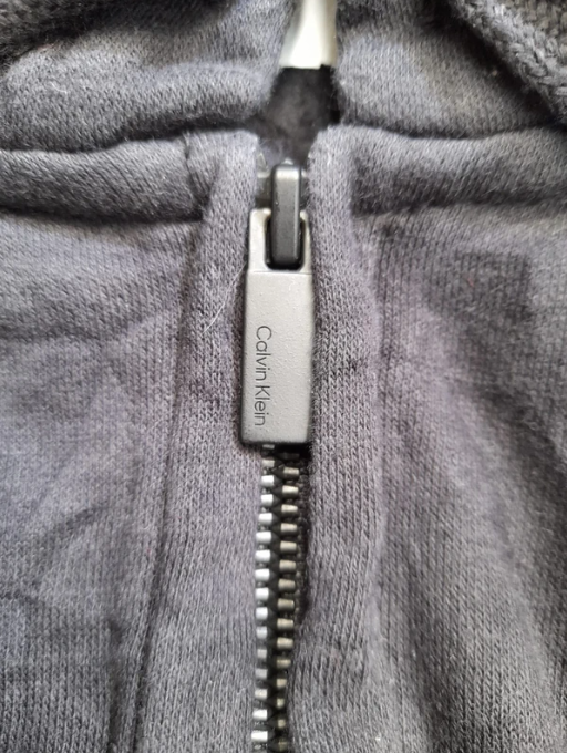 Calvin Klein Black Relaxed Fit Hoodie CK Logo XL image 6