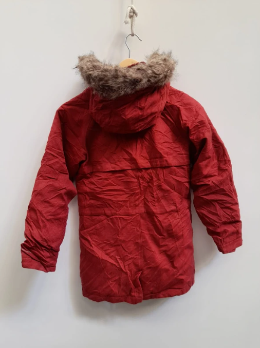 Columbia Women's Red Waterproof Faux Fur Hooded Coat Medium image 3