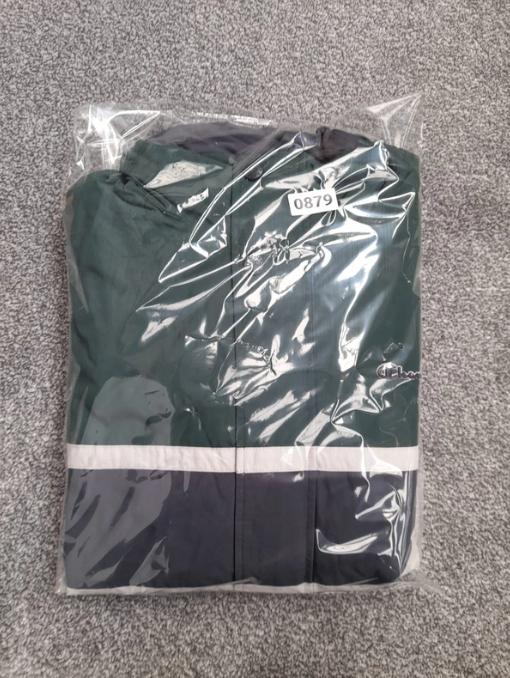 Champion Green Navy & Beige Track Jacket 105 XL image 9