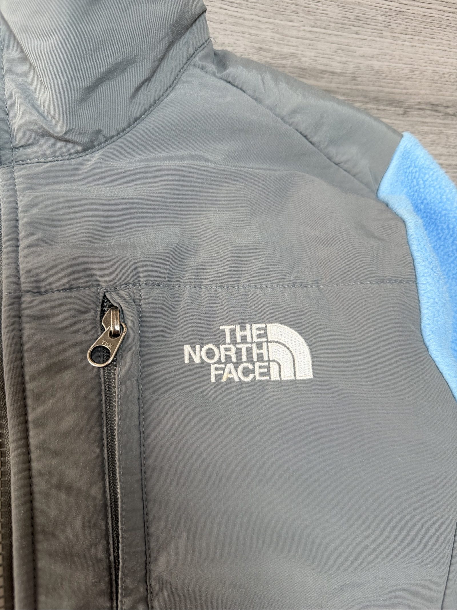 The North Face Denali Fleece Polartec Jacket Blue Gray Women's Medium (01710) image 3