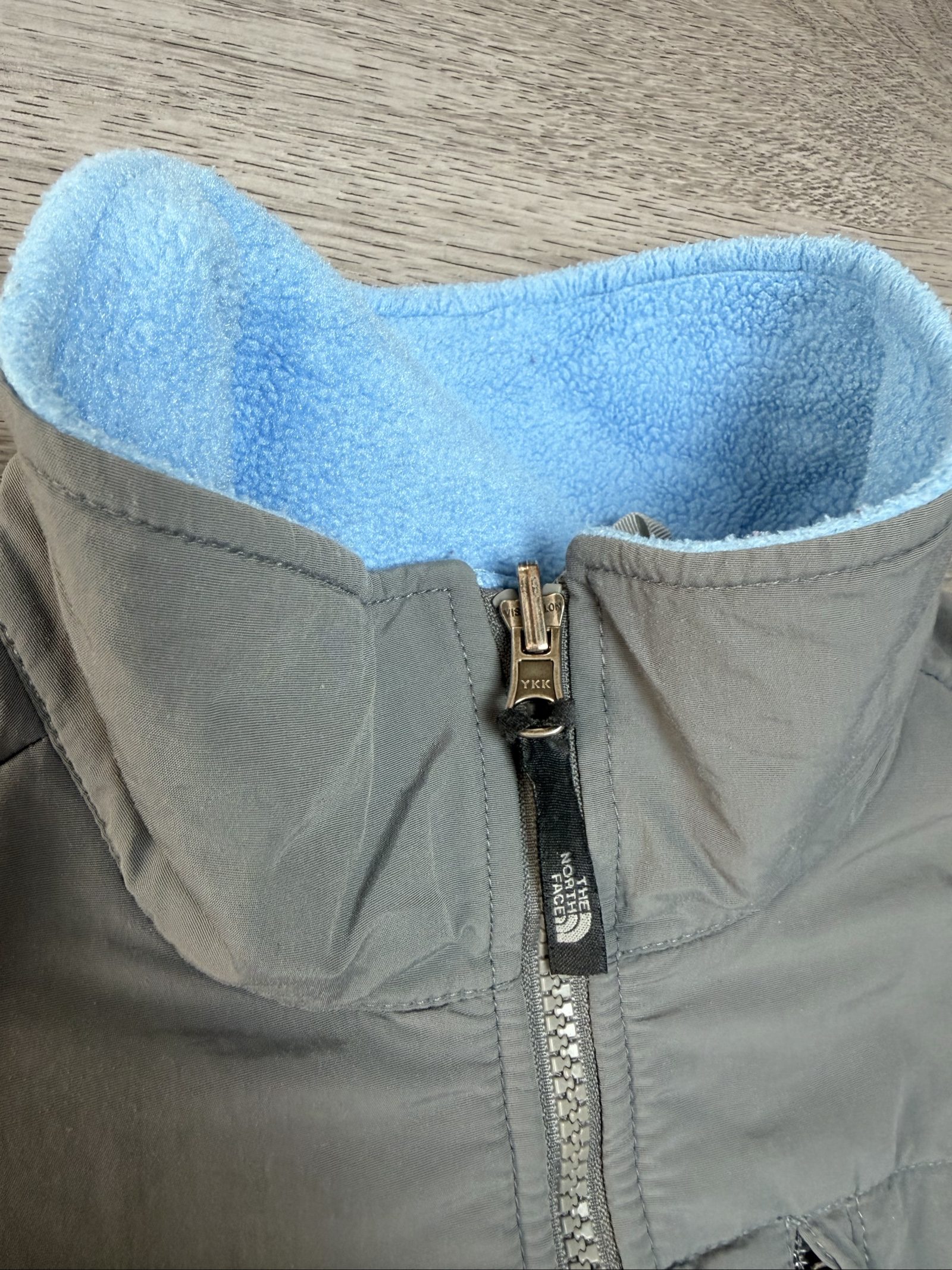 The North Face Denali Fleece Polartec Jacket Blue Gray Women's Medium (01710) image 4
