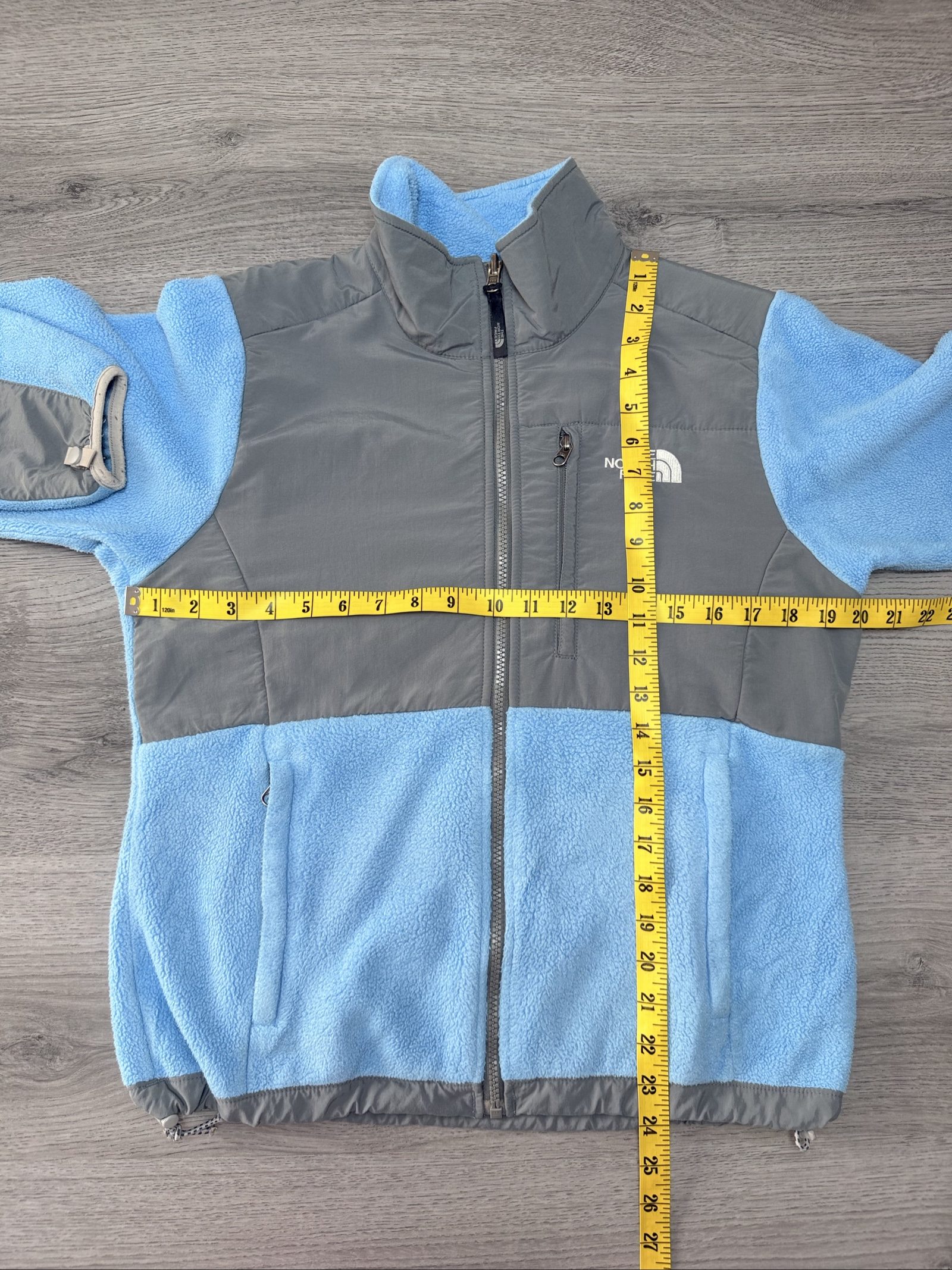 The North Face Denali Fleece Polartec Jacket Blue Gray Women's Medium (01710) image 5