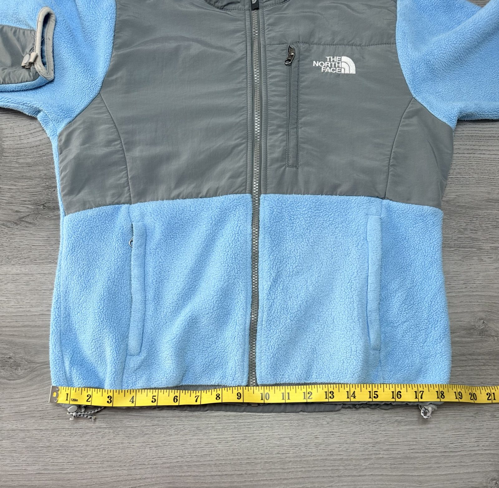 The North Face Denali Fleece Polartec Jacket Blue Gray Women's Medium (01710) image 6