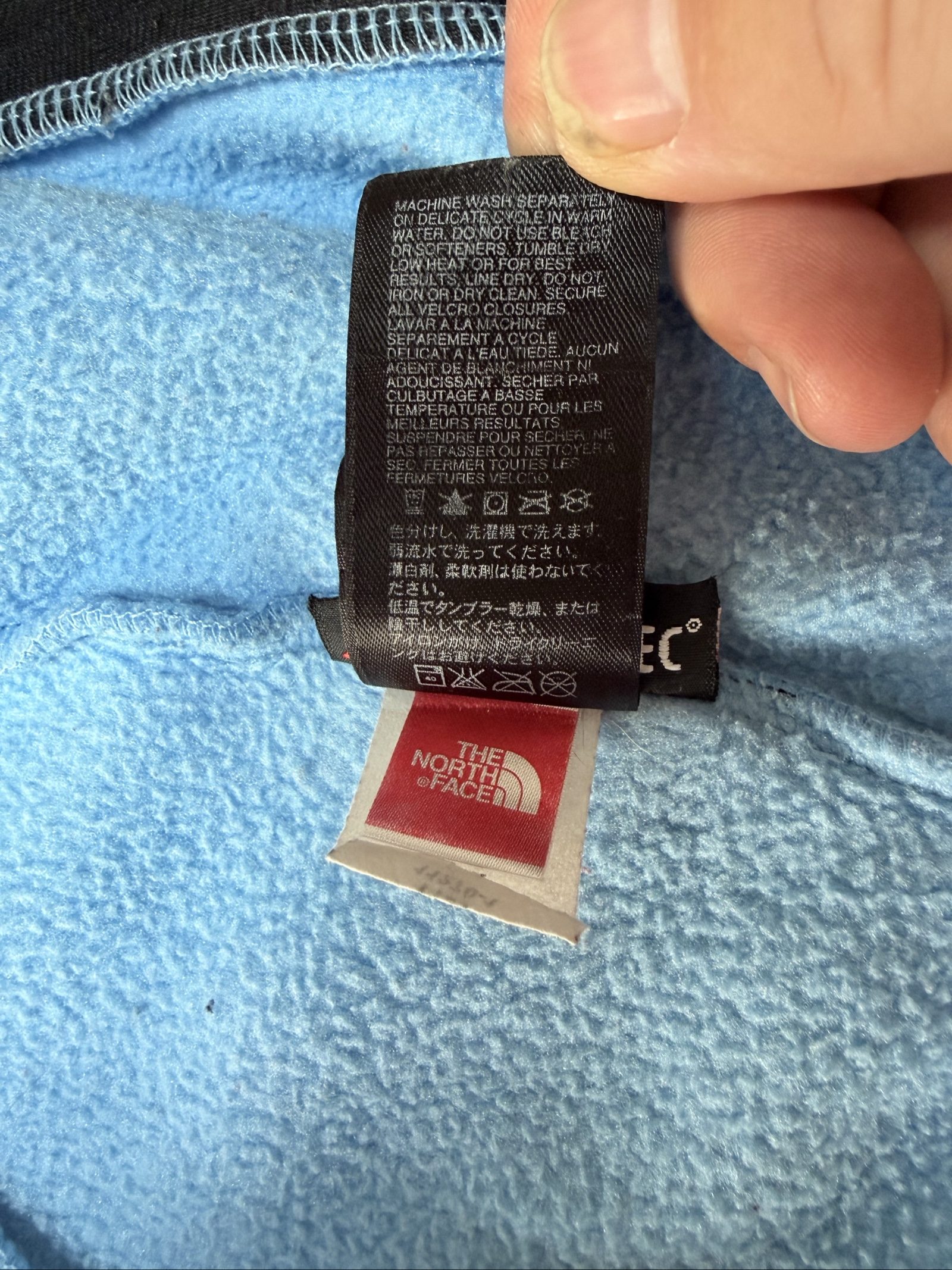 The North Face Denali Fleece Polartec Jacket Blue Gray Women's Medium (01710) image 10