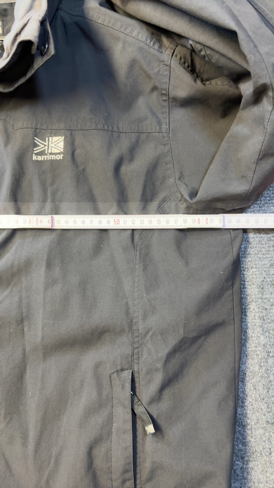 Karrimor Black Nylon Polyester Waterproof Jacket XL very good condition image 10