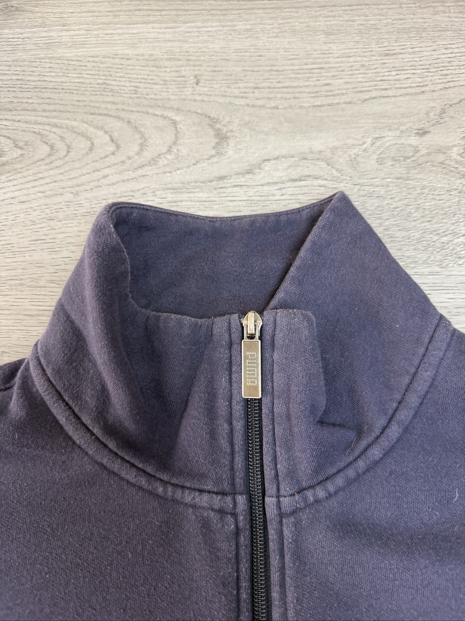 Puma Men's Navy Blue Full Zip Track Jacket Large (01712) image 5