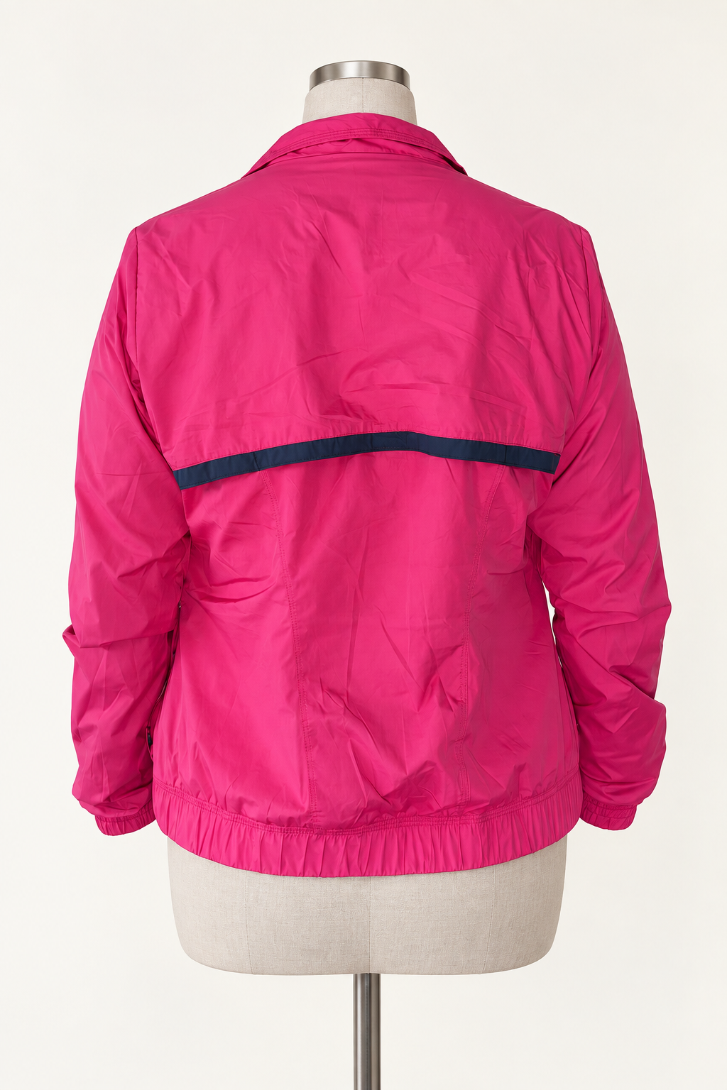 Nike Damen Laufjacke Windbreaker Pink Navy Gr. M Running image 2