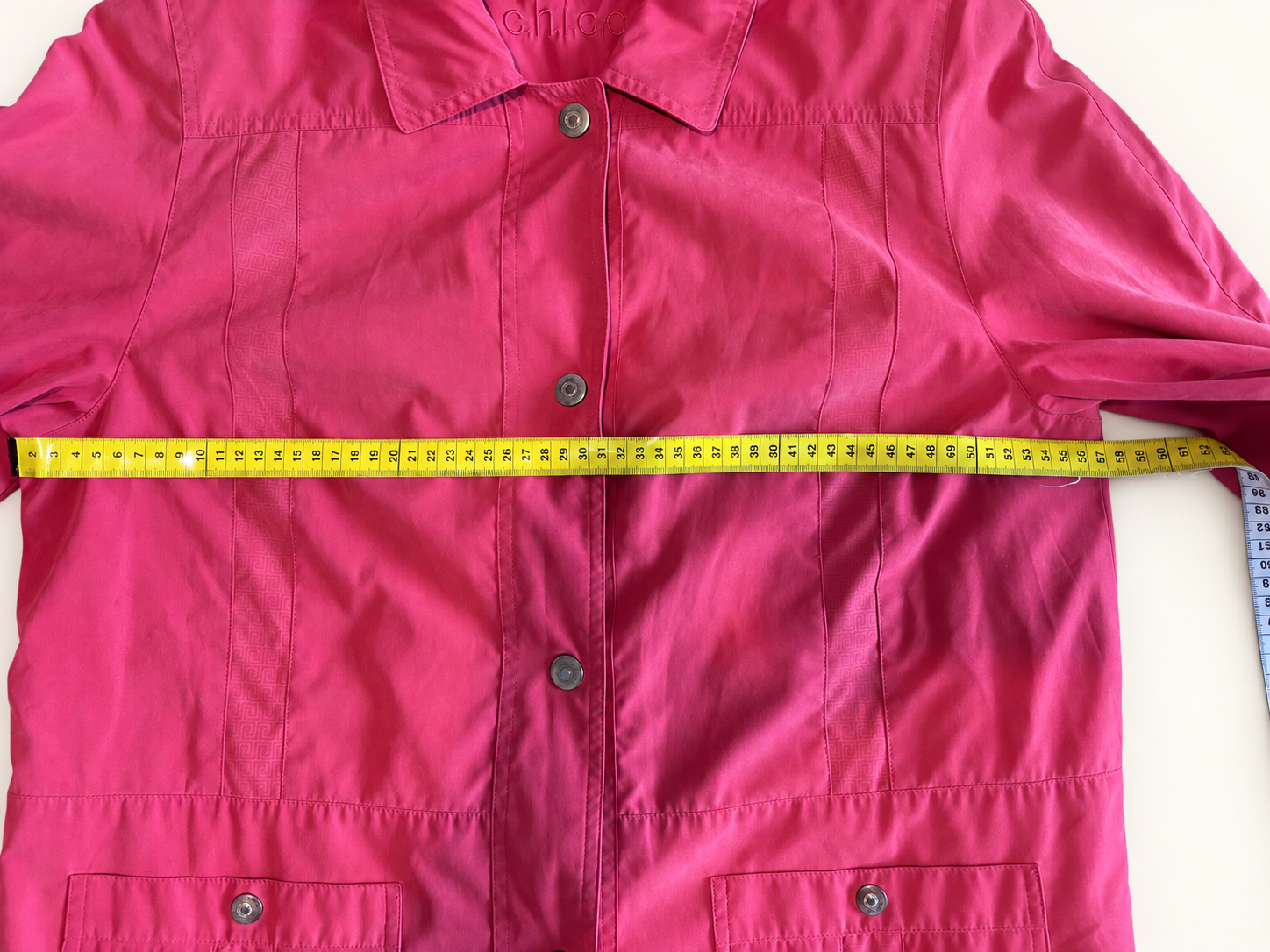 c.h.i.c.c. Damen Übergangsjacke Rot Koralle Leicht Retro image 4