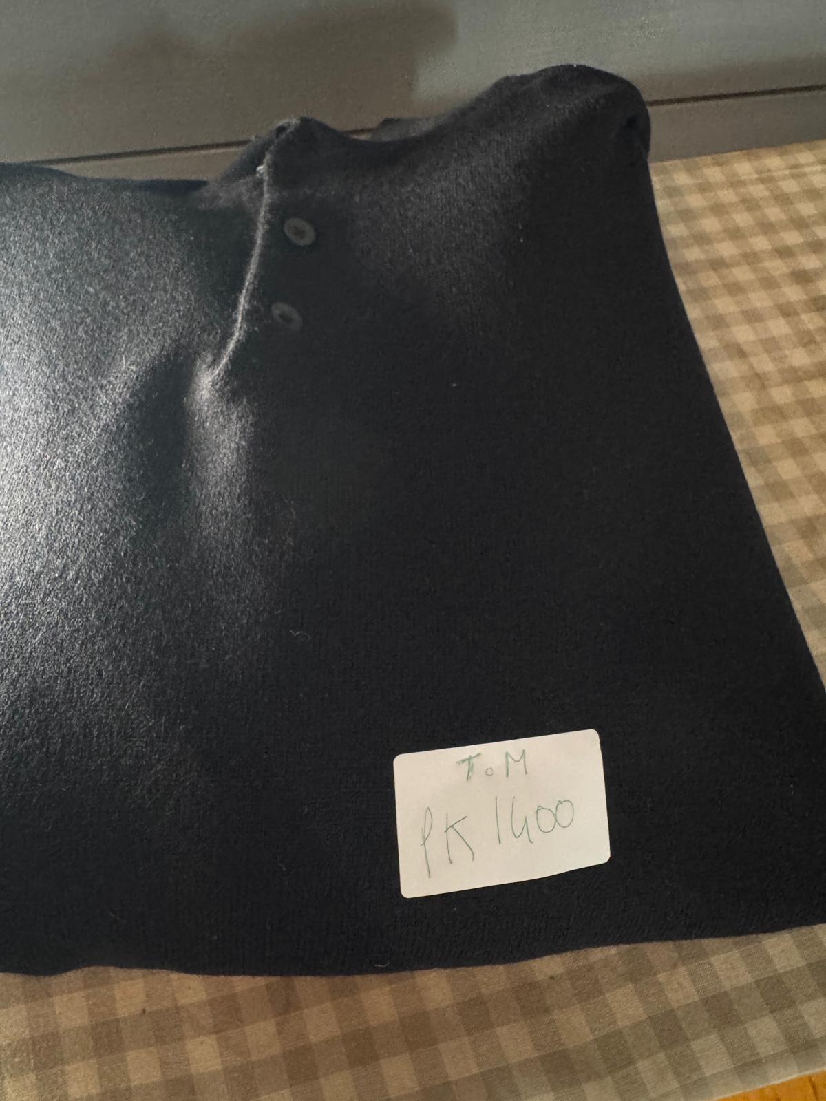 hugo boss noir pull polo homme manches longues finest italian yarn - taille XL image 8