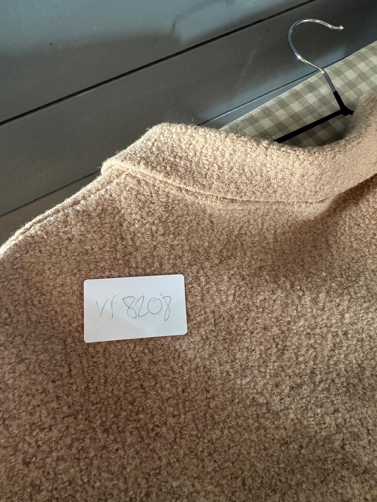 carroll beige bouclé veste femme manches longues - taille m image 9