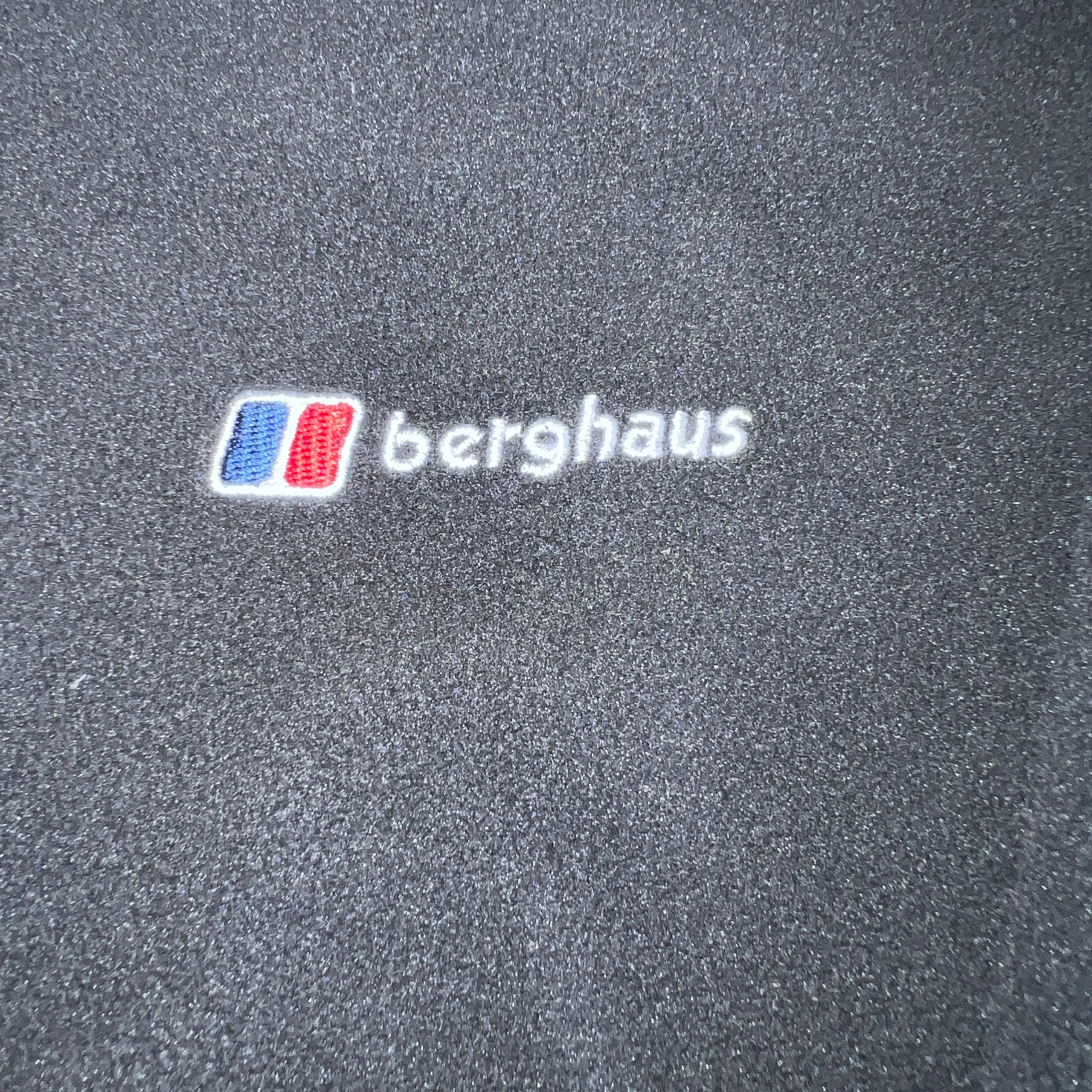 Berghaus Mens Prism Polartec Fleece Jacket Full Zip Black Size Large L image 3