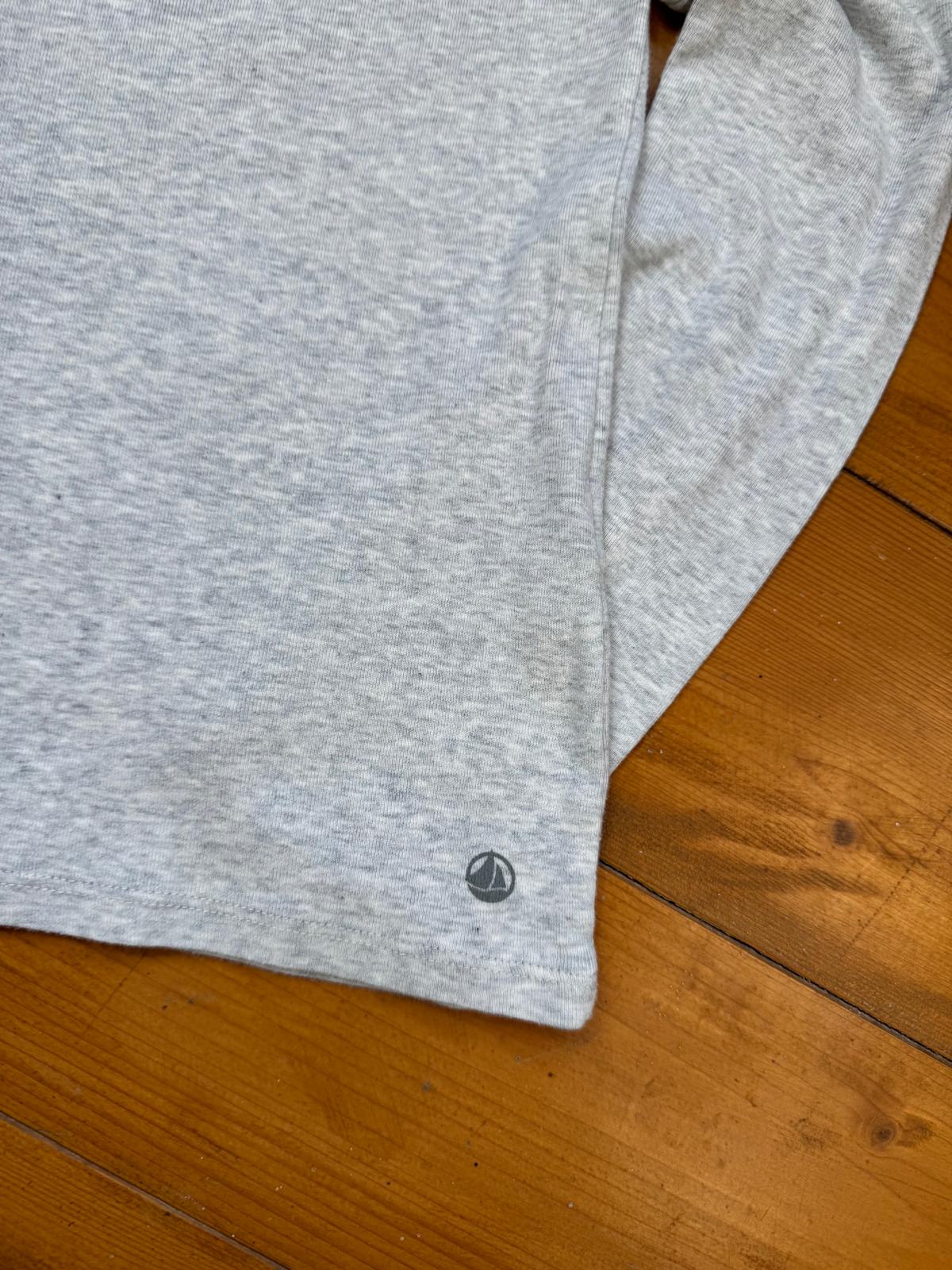 Petit Bateau T-shirt manches longues gris chiné - taille Medium image 2