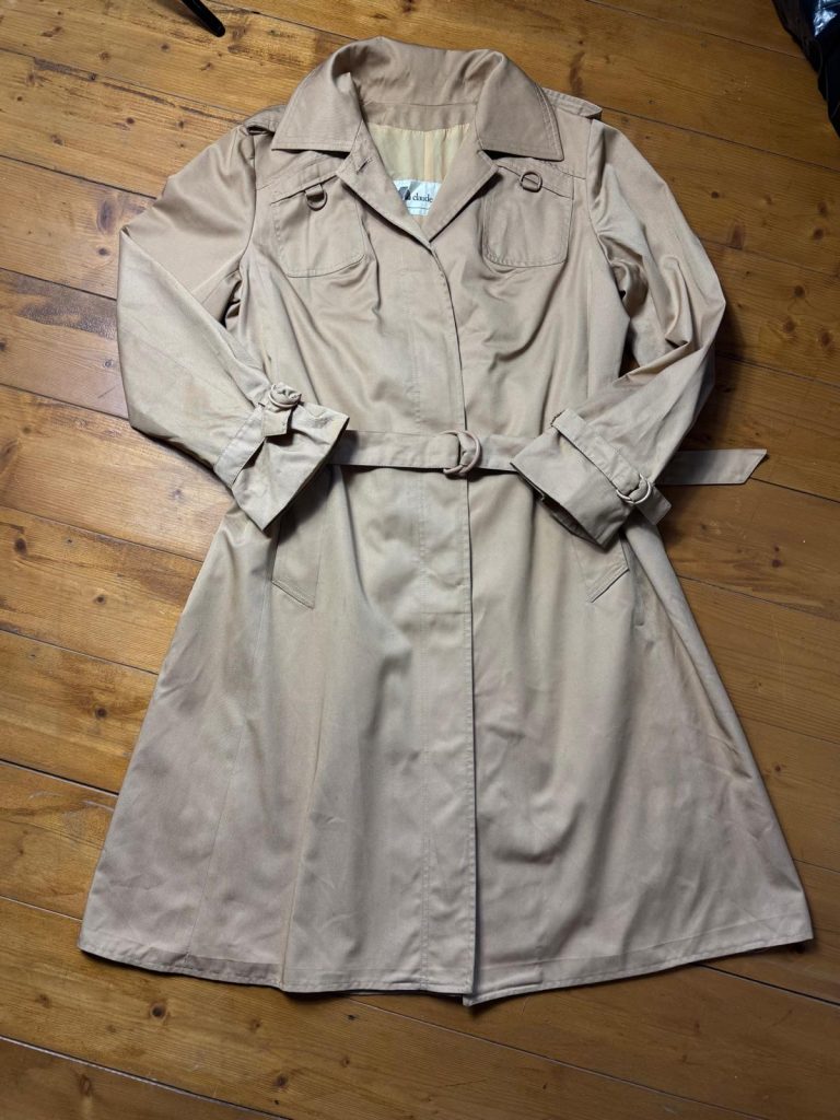 Claude Havrey Paris Beige Trench-coat Femme Vintage Made in France - taille Other