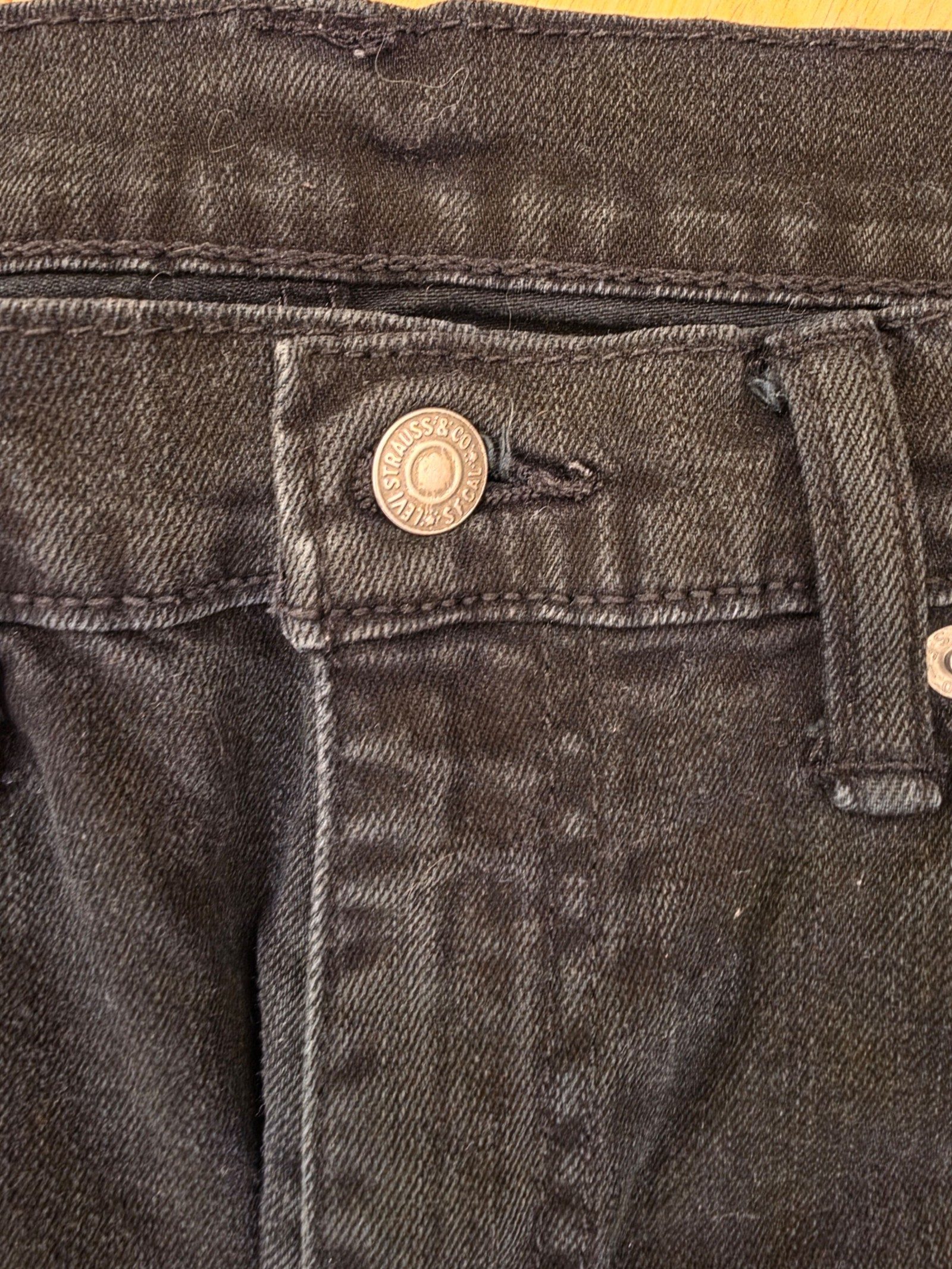 Levi's Black 512 Jeans 33" x 32" image 4