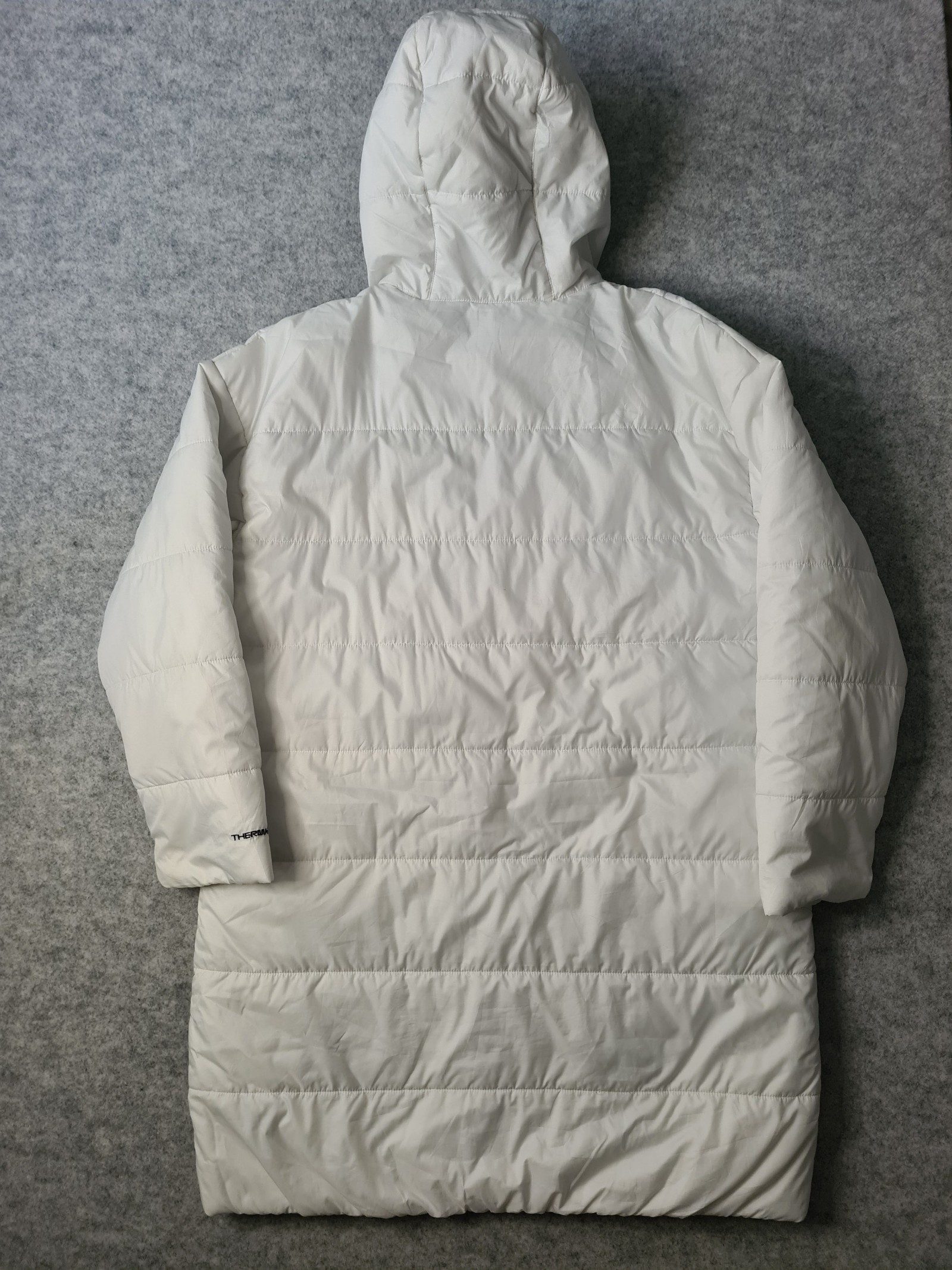 Nike White Puffer Coat Therma-Fit Hooded Women’s Medium image 4