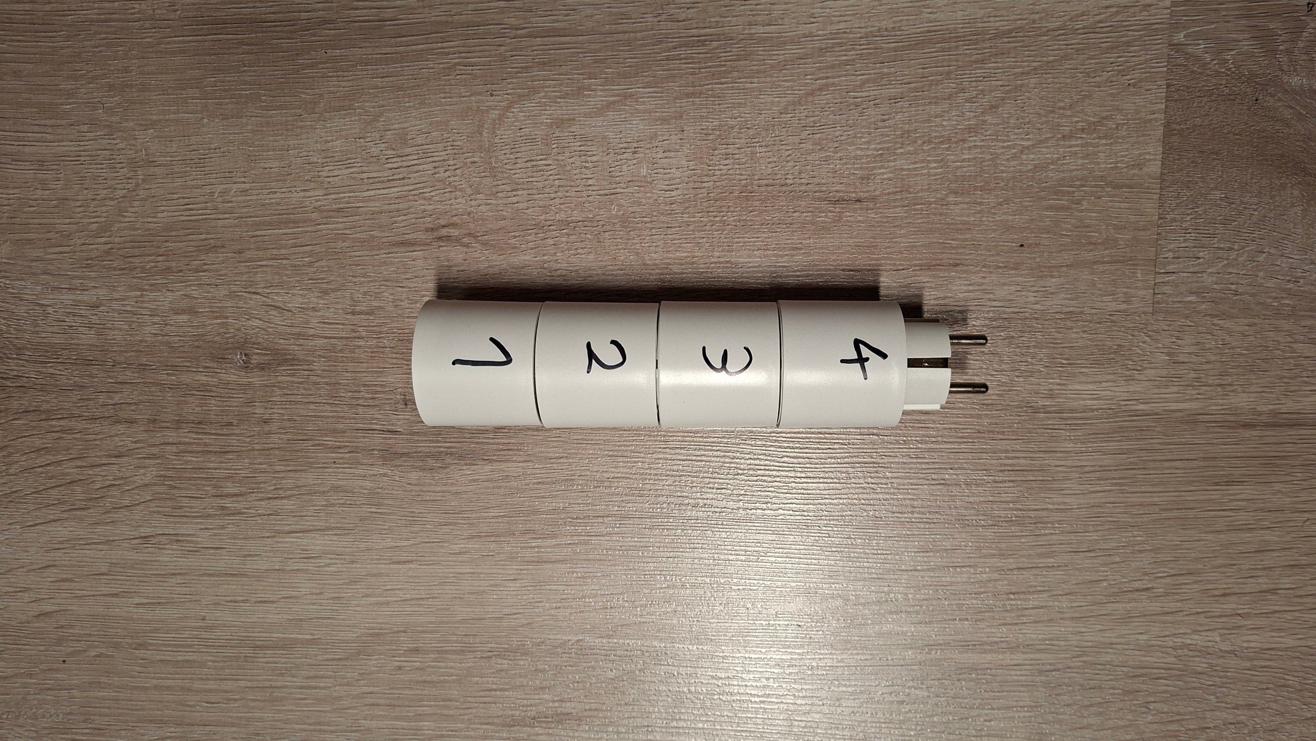 Smart Steckdosenadapter 4er-Set Weiß mit Einzelschaltern APP-Steuerbar image 3