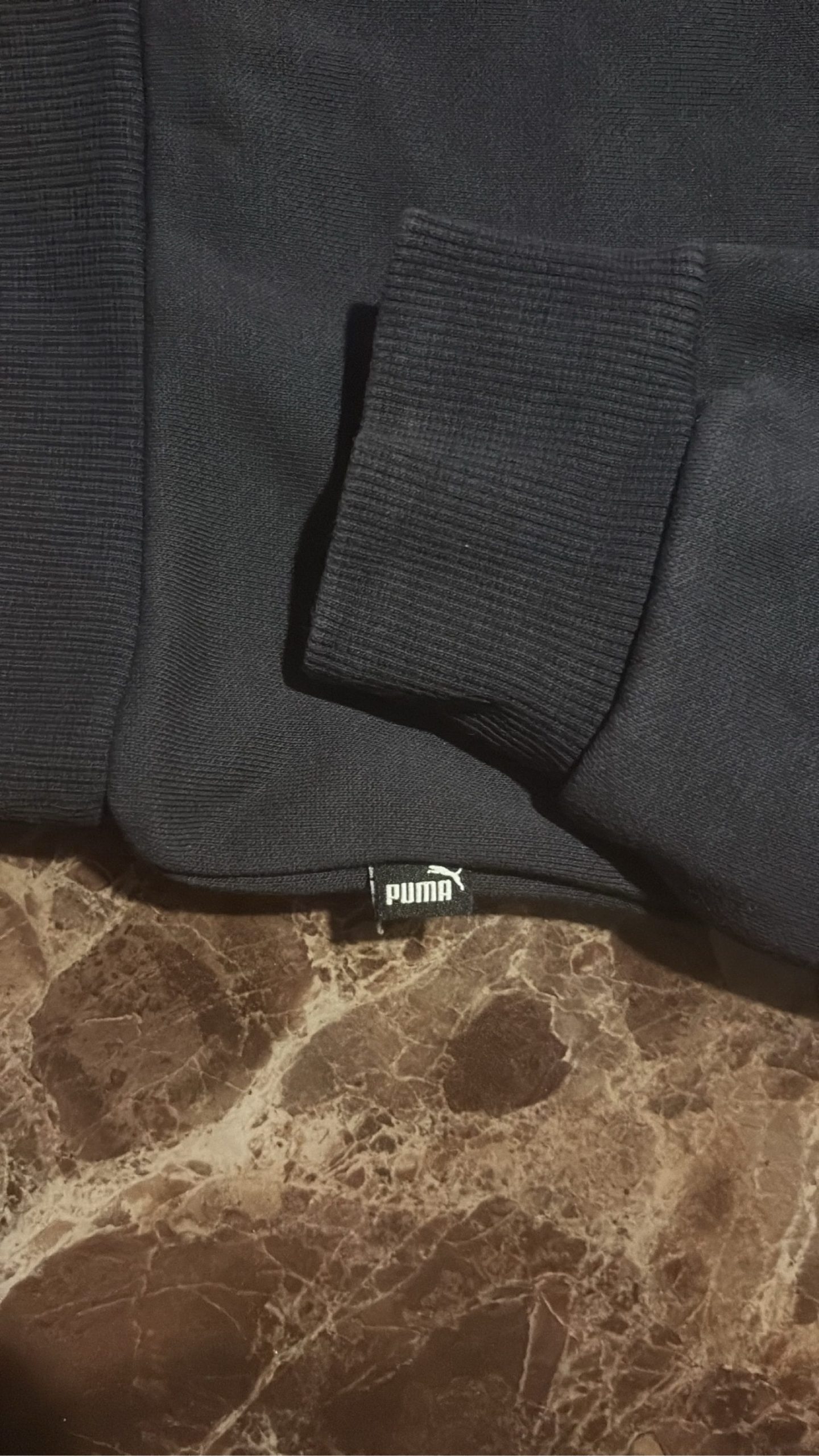 Puma Men's Navy Blue Sweatshirt Medium Logo Print image 3