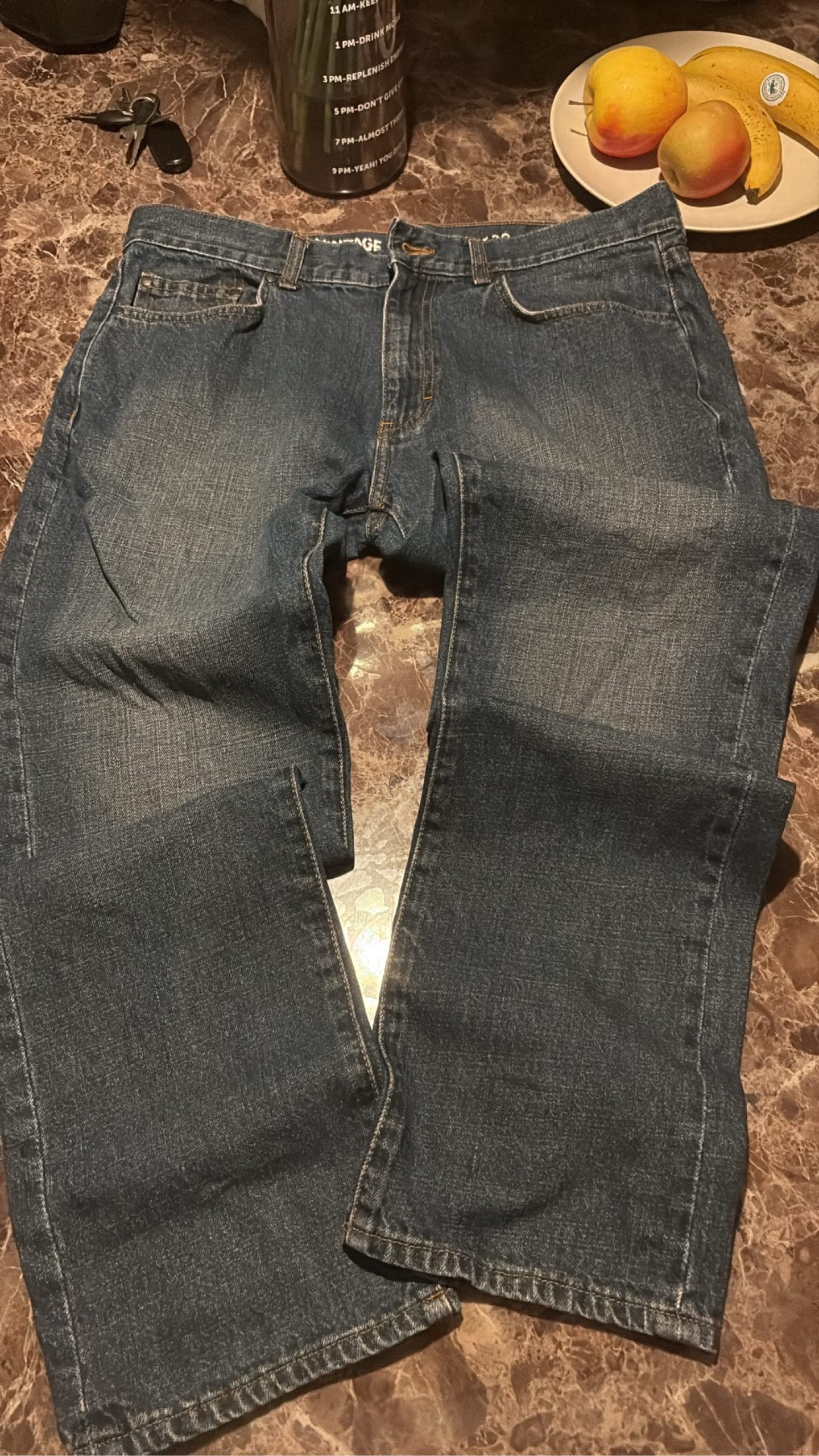Vintage Chaps Slim Fit Blue Denim Jeans 34x30