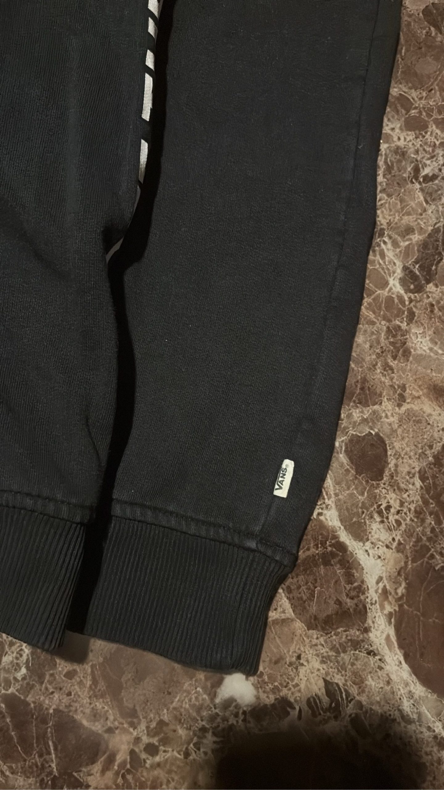 Vans Black Men's Medium Hoodie Off The Wall Design image 4