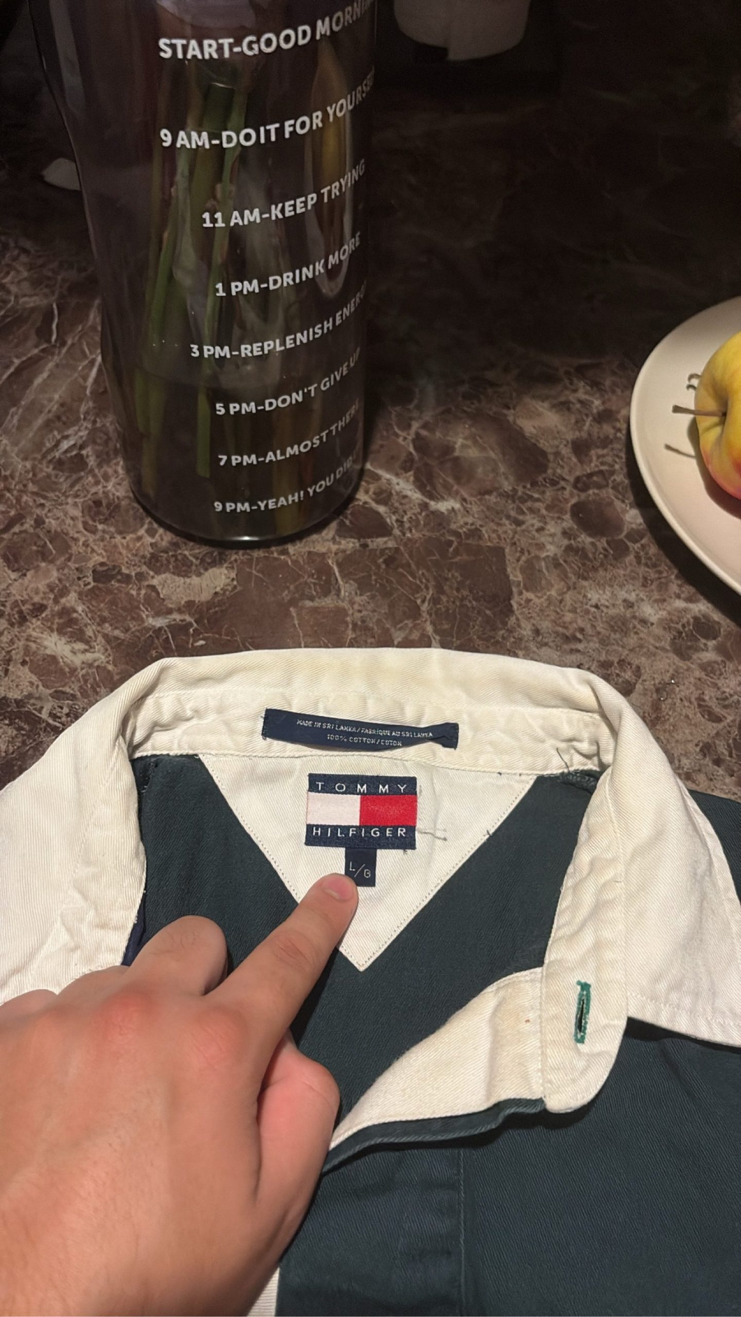 Tommy Hilfiger Men's Multi-Colour Cotton Rugby Shirt Large image 2