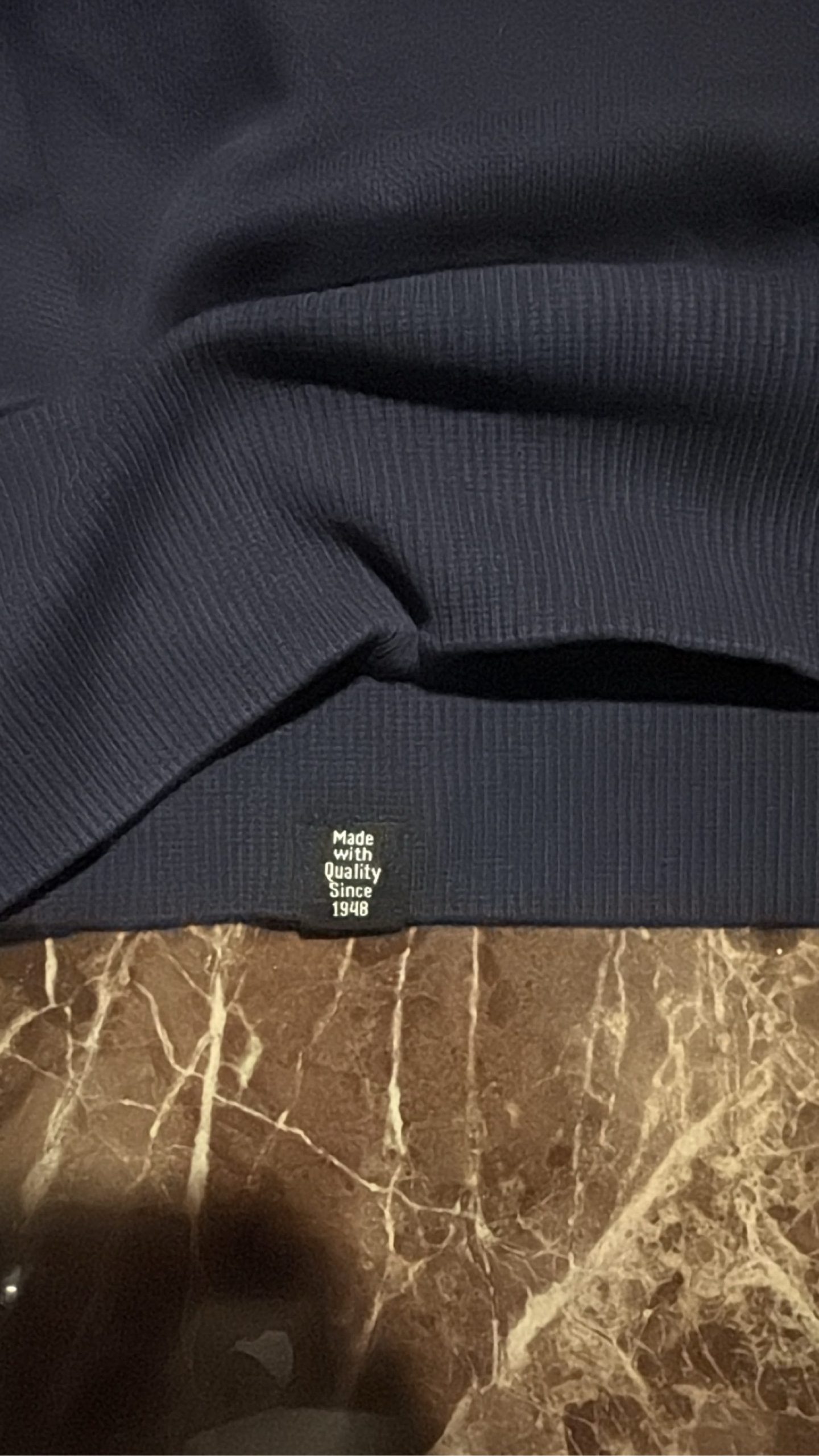 Puma Navy Blue Logo Sweatshirt Small image 3