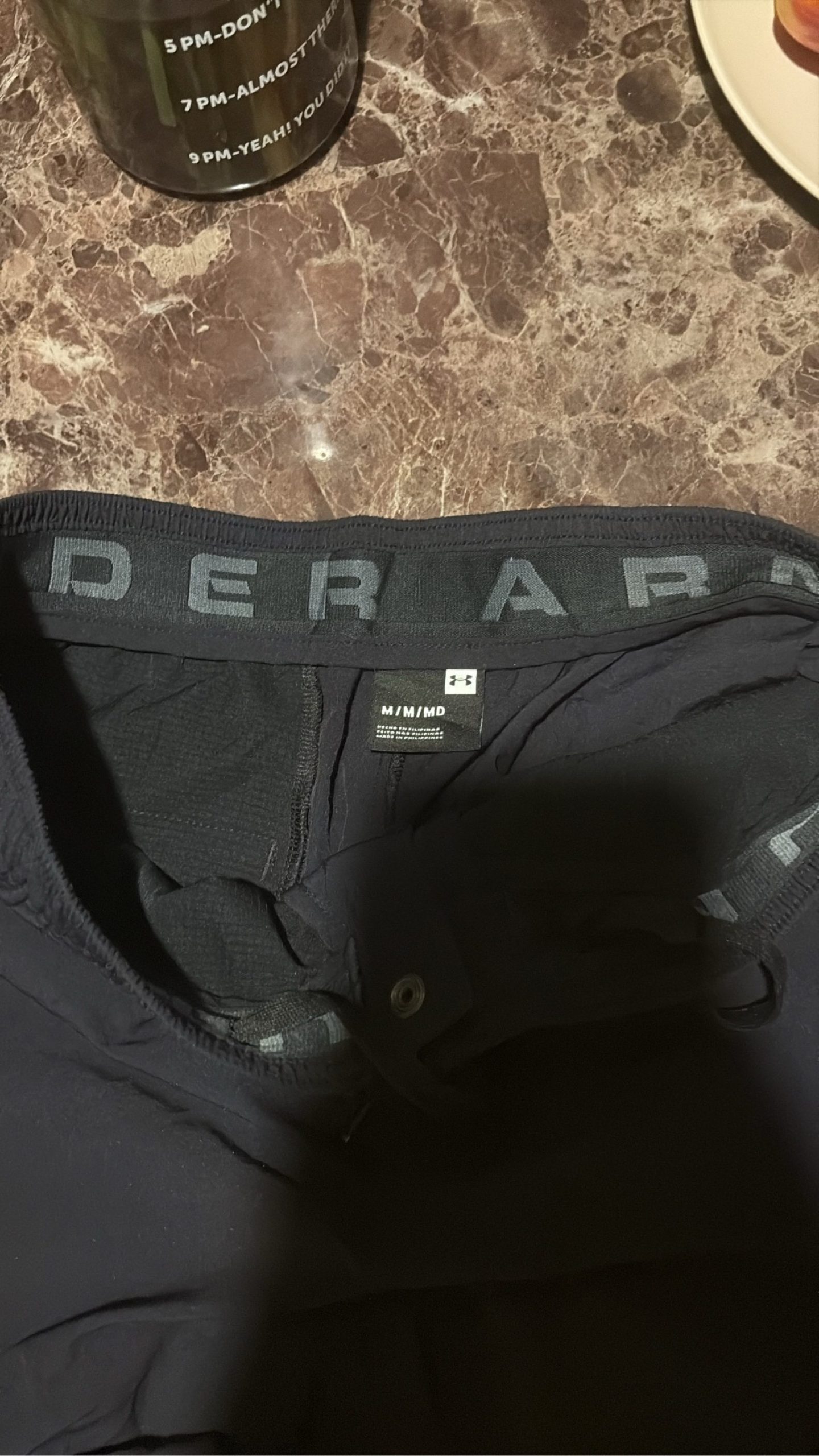 Under Armour Black Athletic Jogger Pants Medium image 2