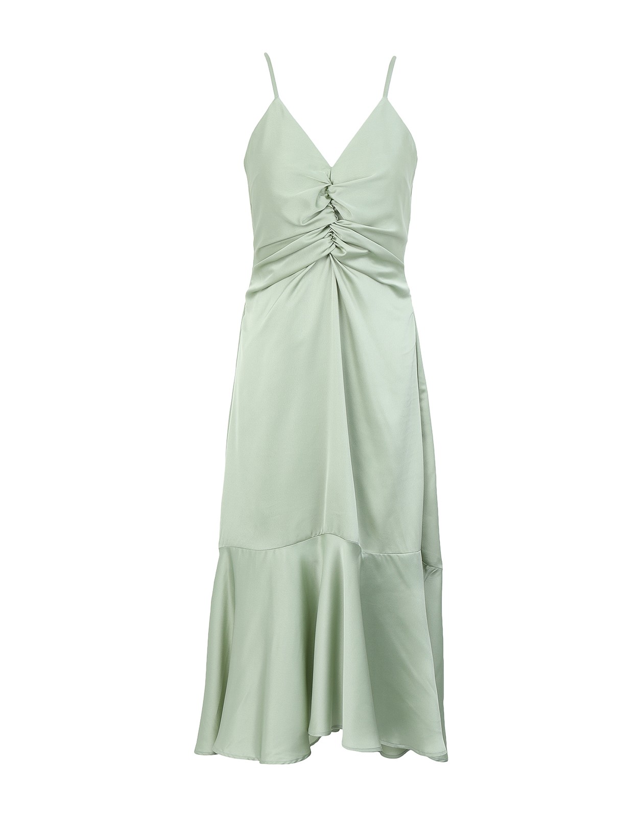 New 8 by YOOX Satin Midi Slip Dress Size M