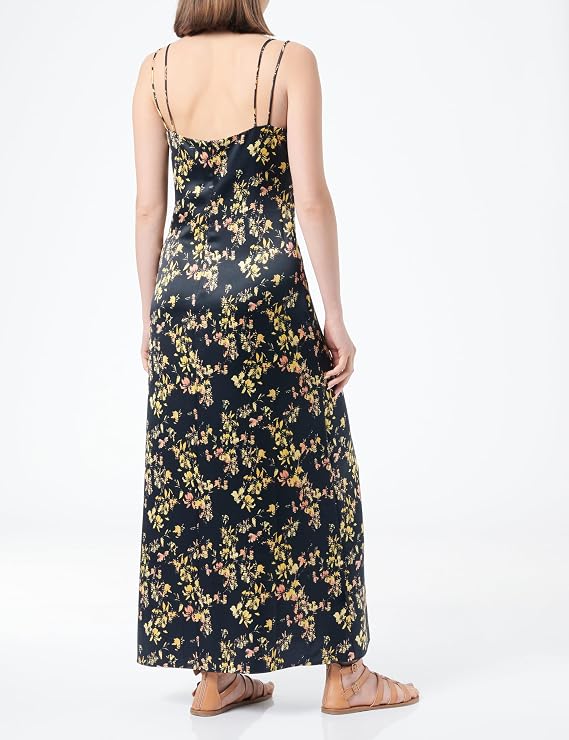 New Hugo Boss Floral Slip Maxi Dress Size S image 3