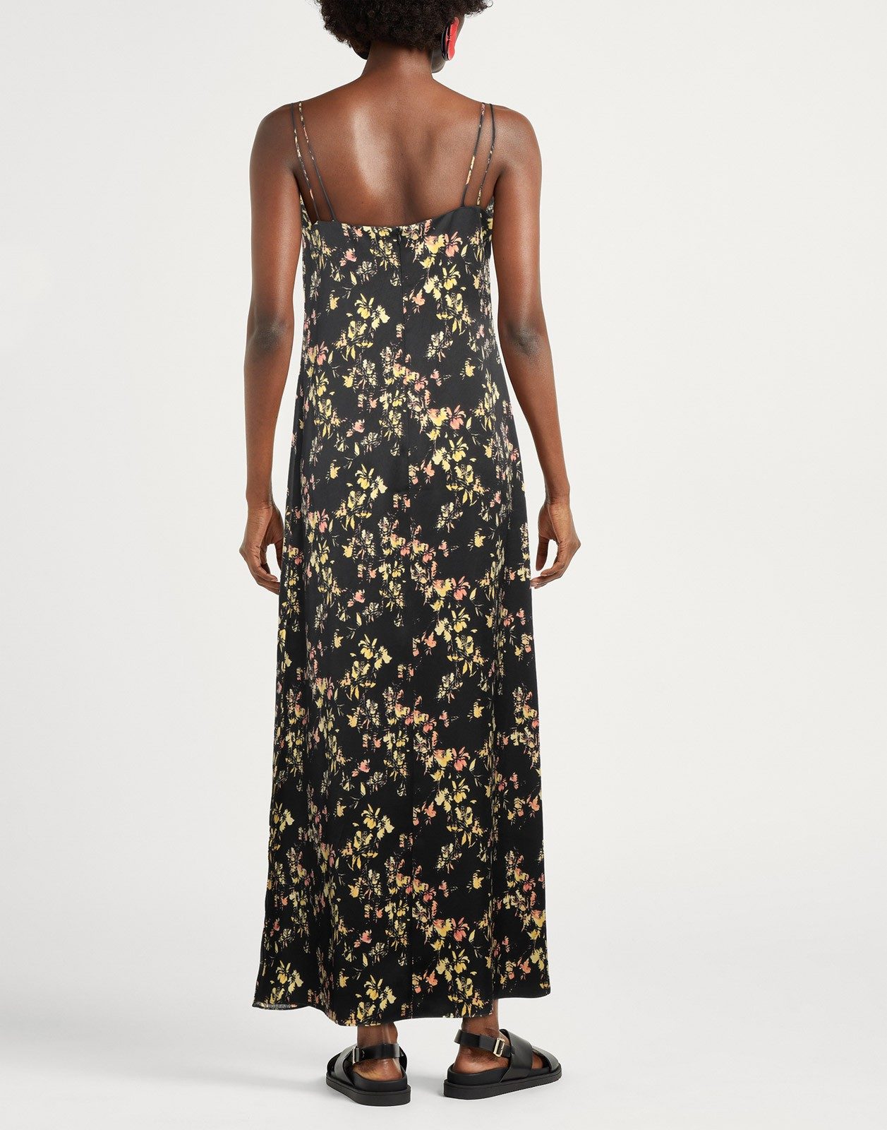 New Hugo Boss Floral Slip Maxi Dress Size S image 6