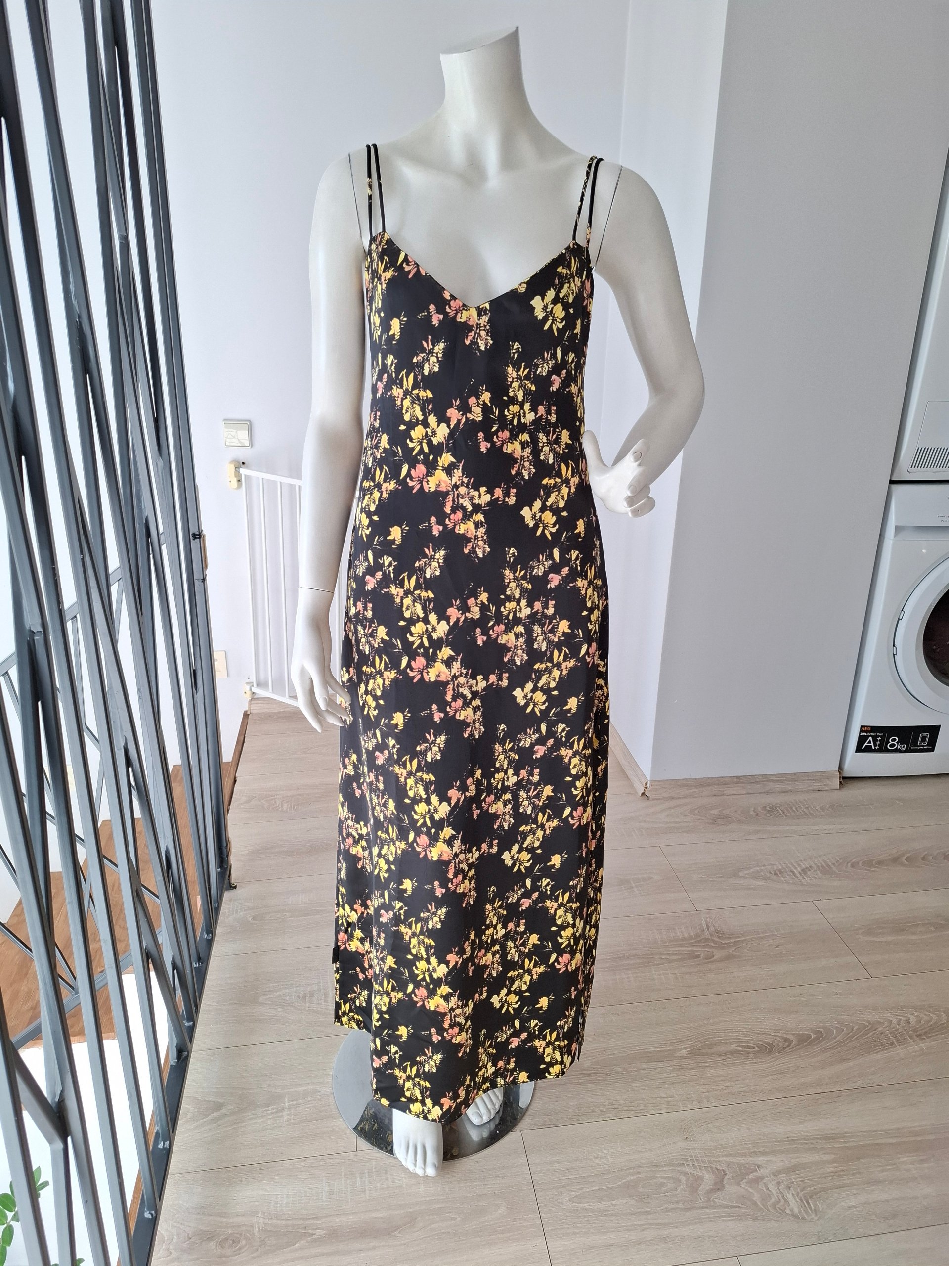 New Hugo Boss Floral Slip Maxi Dress Size S image 7