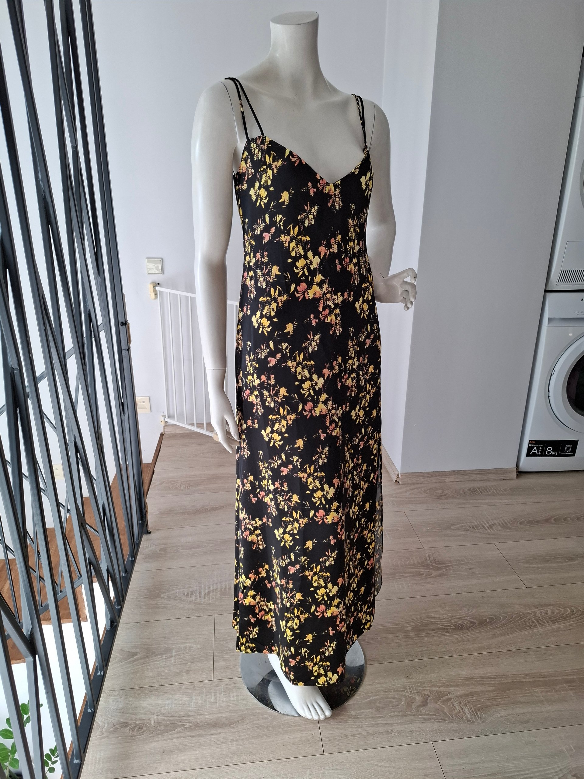 New Hugo Boss Floral Slip Maxi Dress Size S image 9