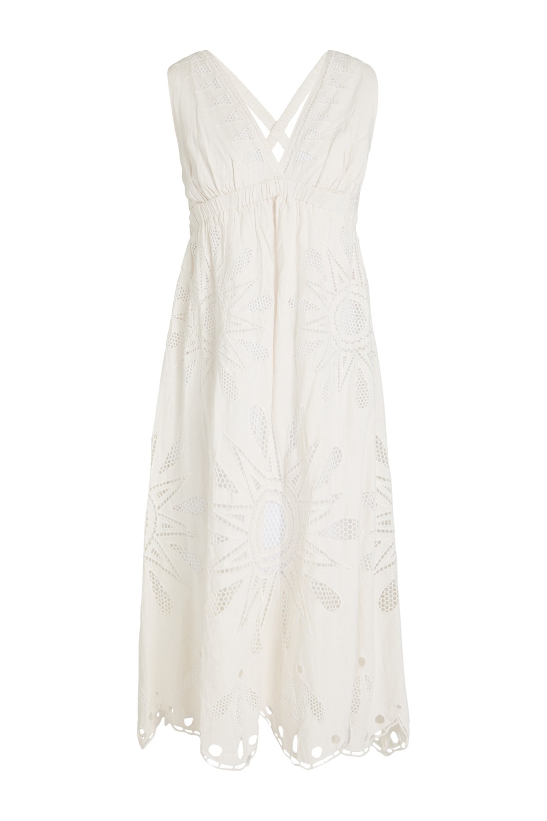 New Farm Rio White Cut-Out Floral Maxi Dress Size XXS