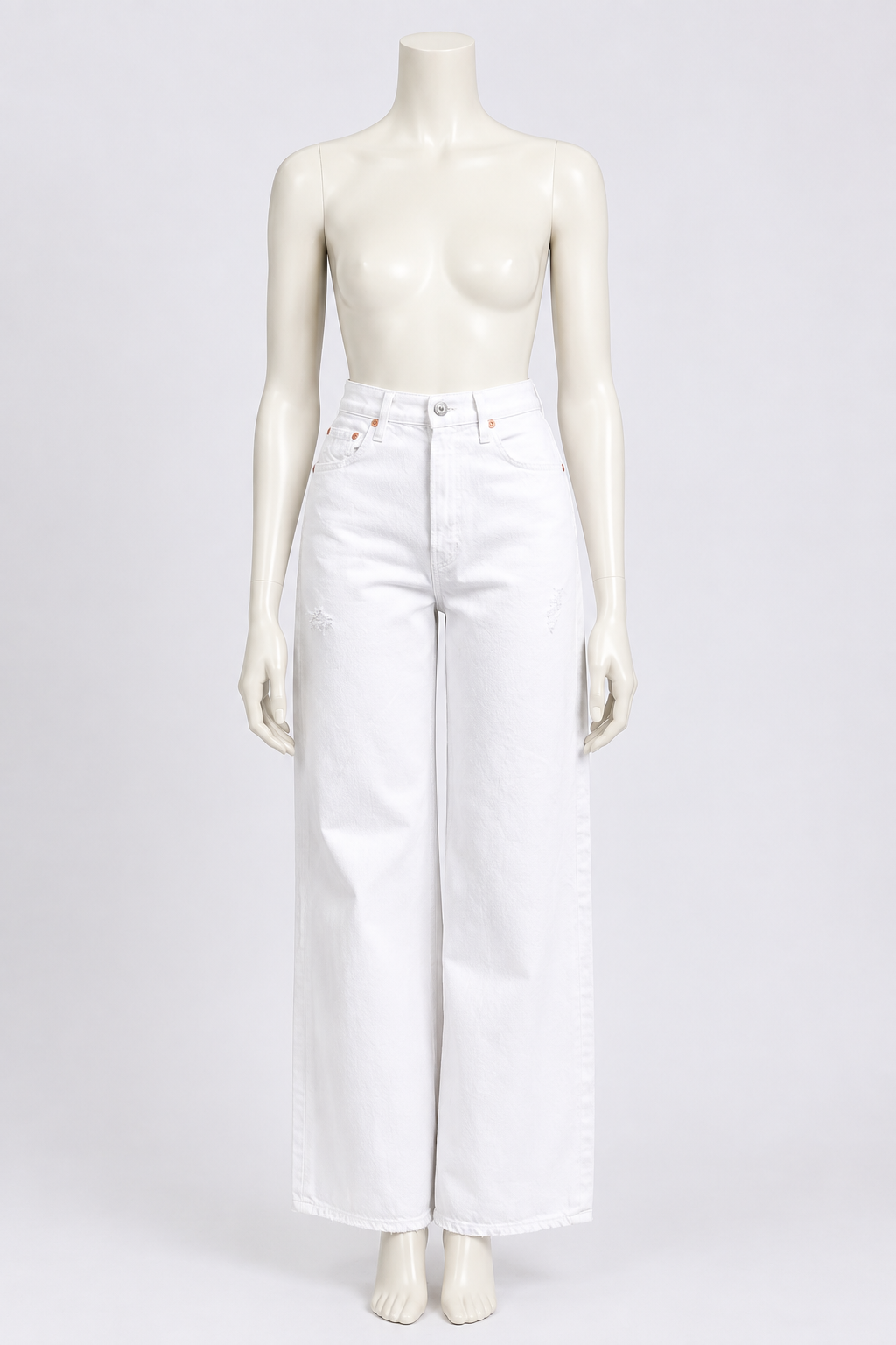 CITIZENS OF HUMANITY White Wide-Leg Jeans W27