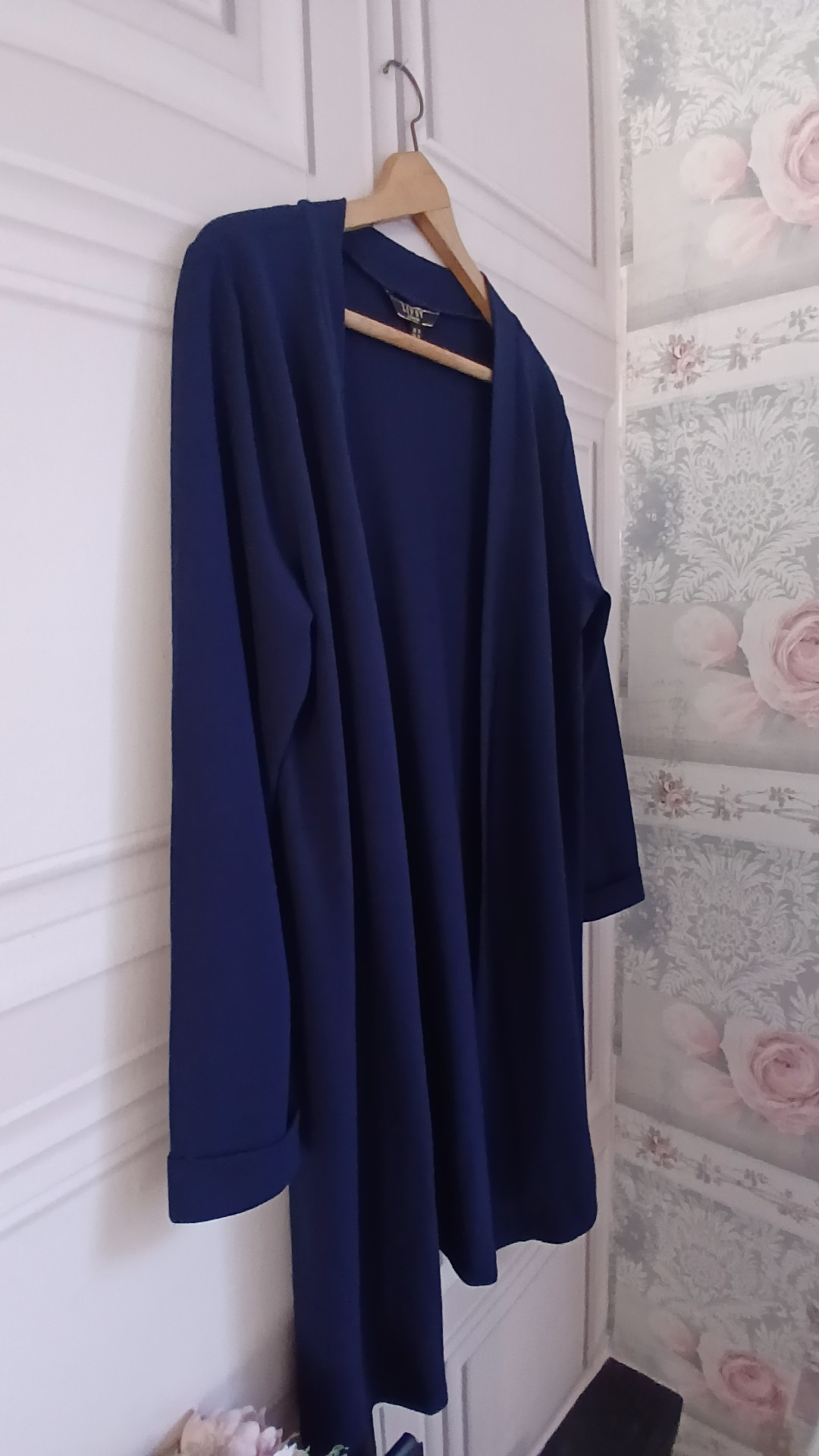 Lipsy Navy Open Front Cardigan Size UK 14 image 2