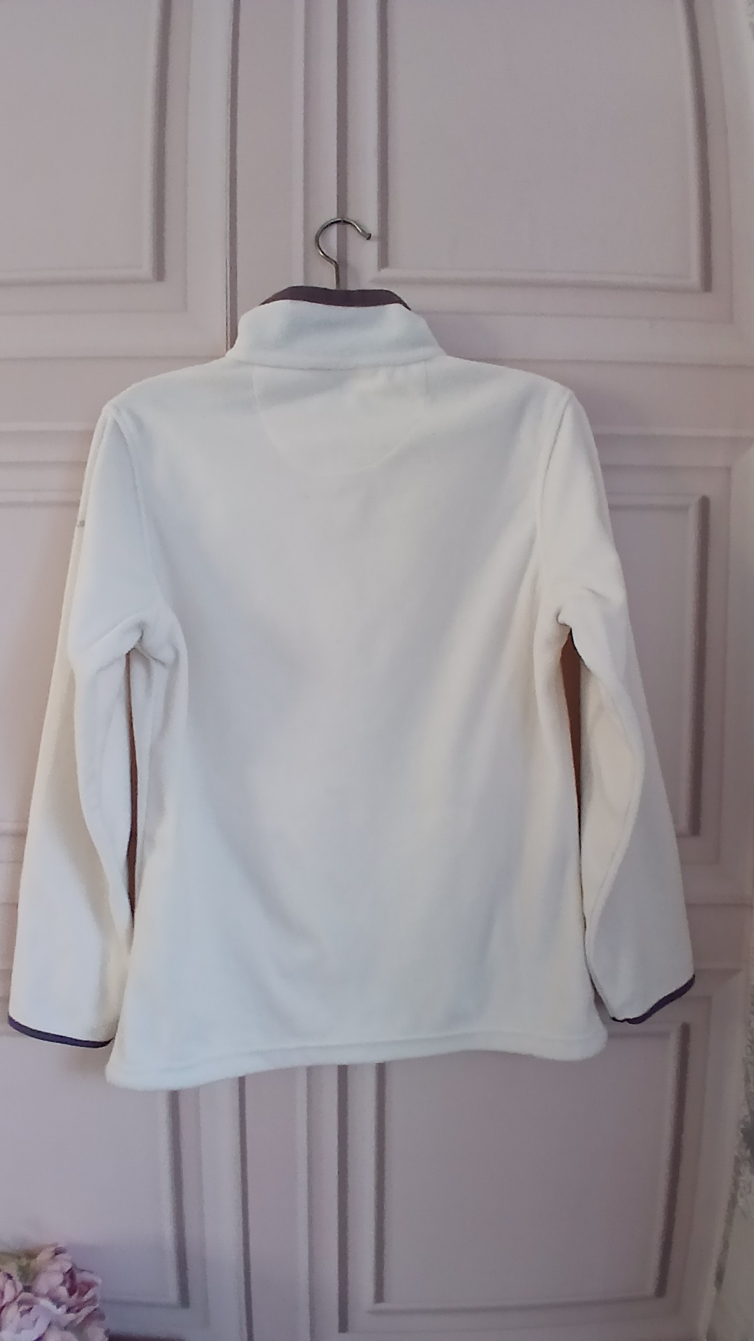 Regatta Great Outdoors White Fleece Zip-Up Jacket UK 12 image 4
