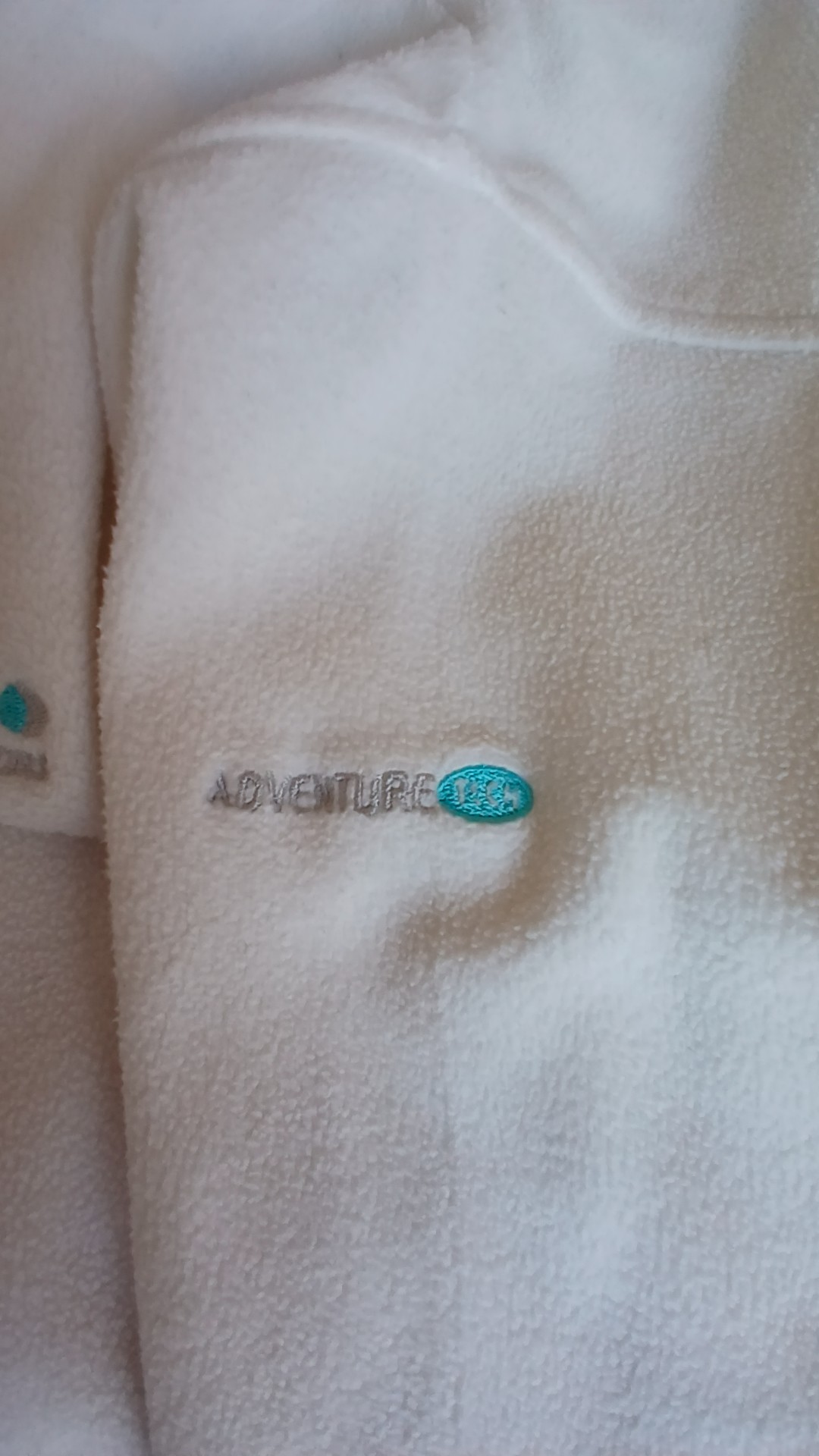 Regatta Great Outdoors White Fleece Zip-Up Jacket UK 12 image 5