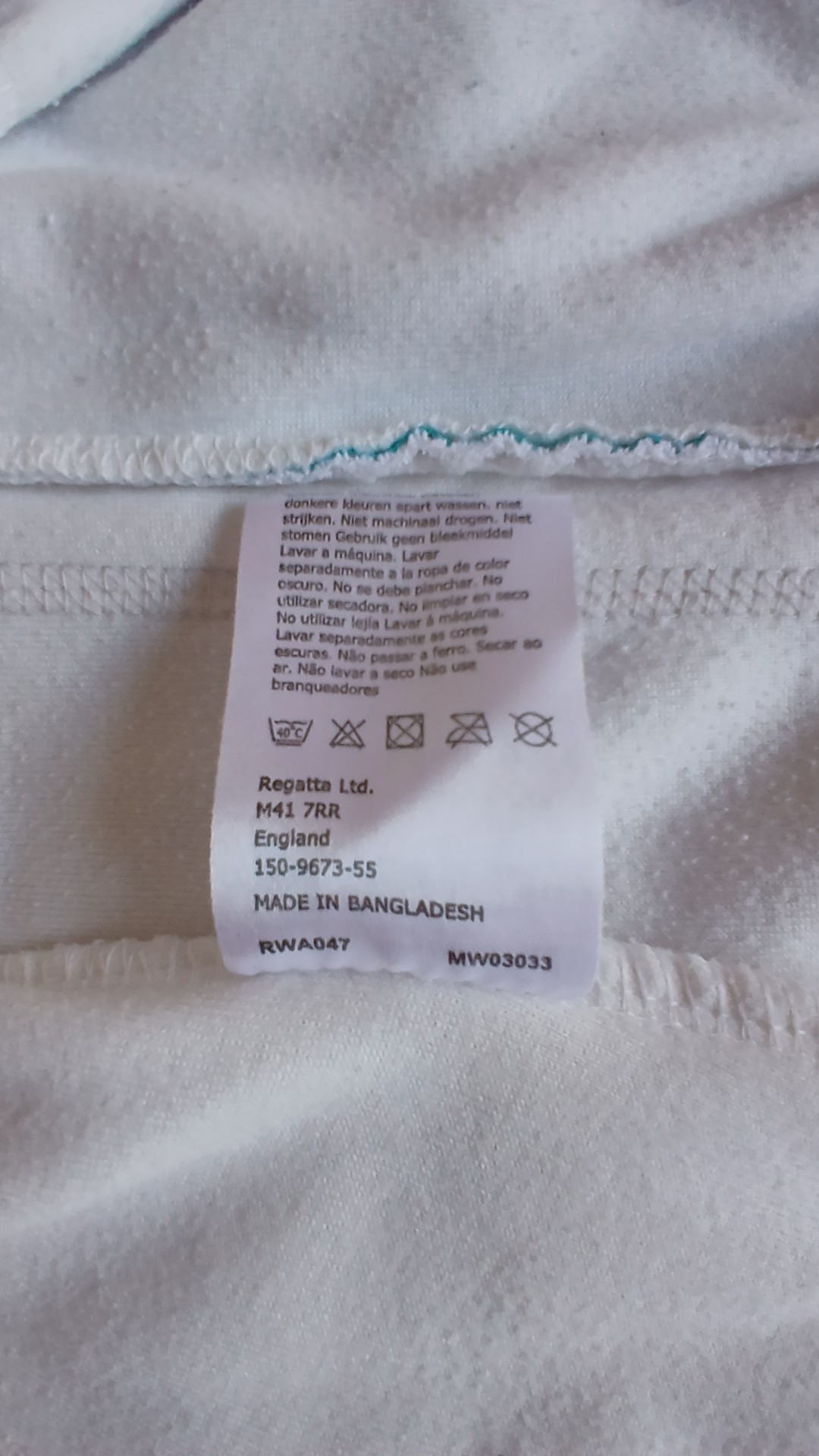 Regatta Great Outdoors White Fleece Zip-Up Jacket UK 12 image 8