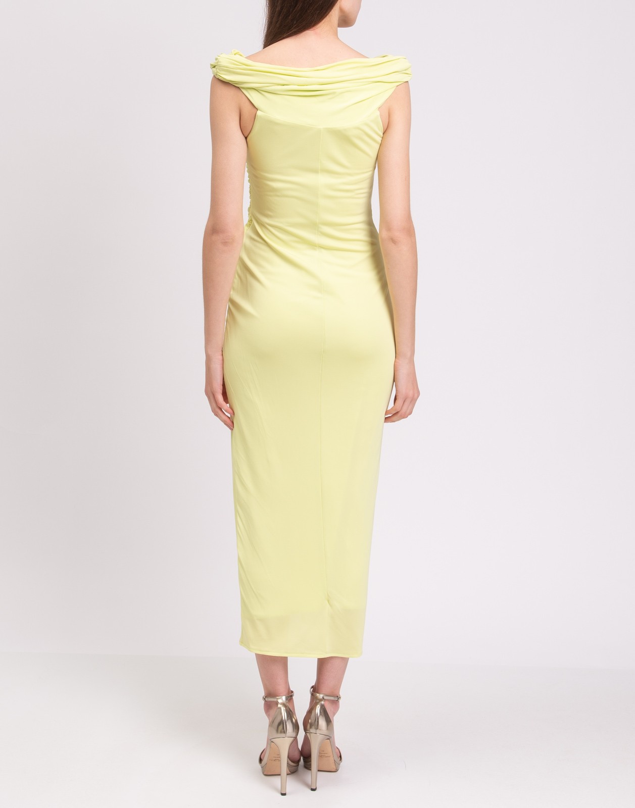 Self portrait Green Jersey Sleeveless Midi Dress S image 7