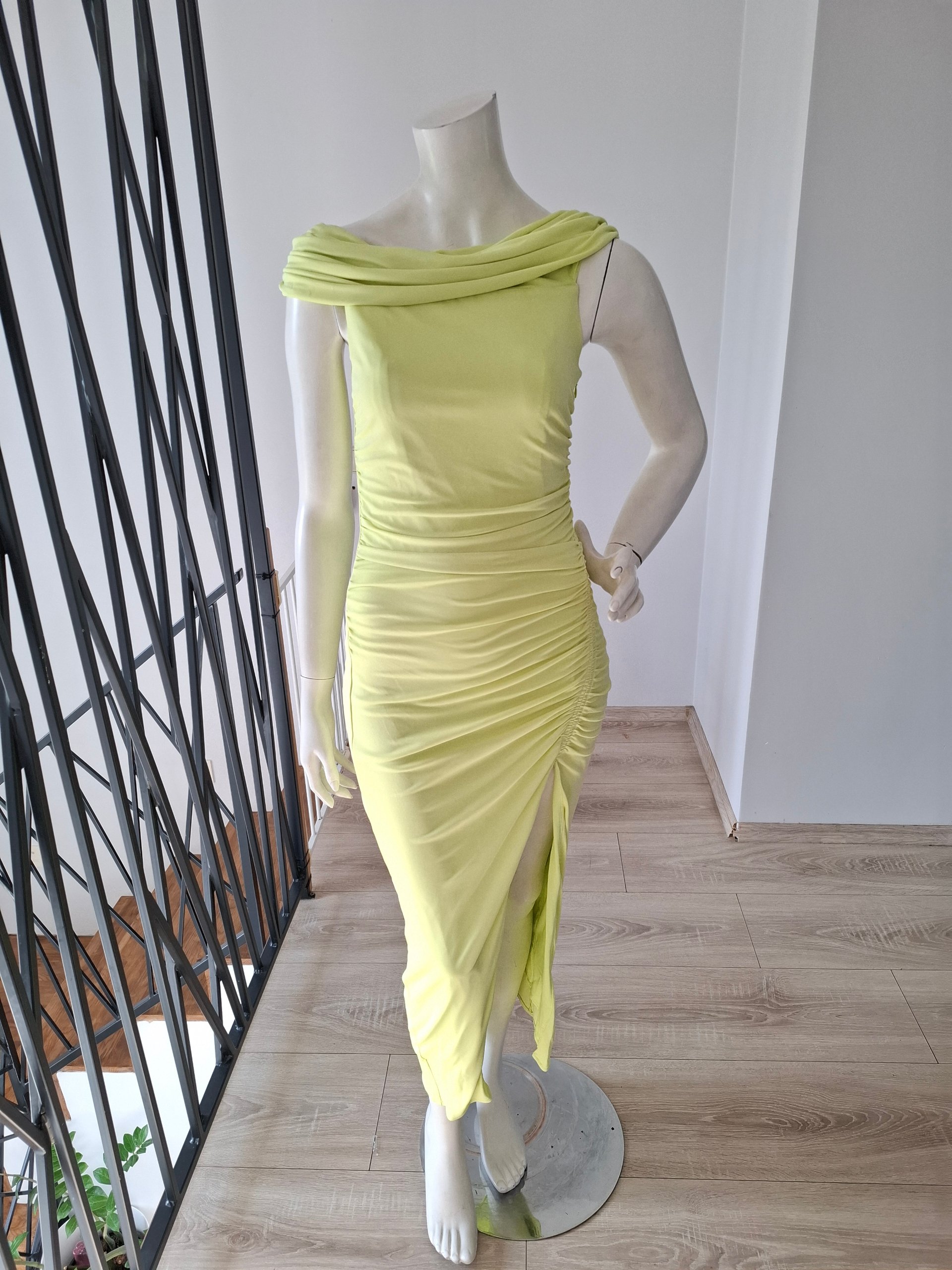 Self portrait Green Jersey Sleeveless Midi Dress S image 10