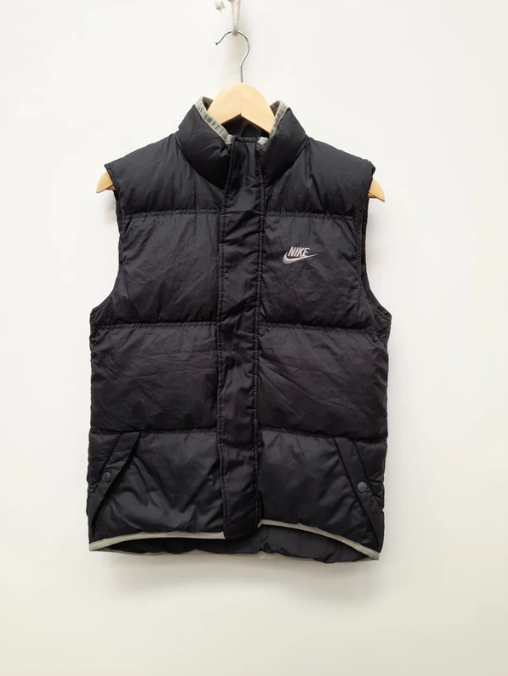 Nike Men's Black Puffer Gilet Vest Water Resistant M image 2