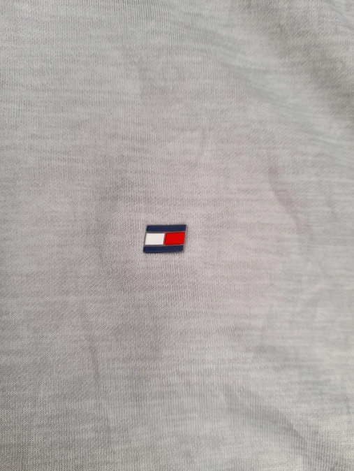 Tommy Hilfiger Grey, White & Red Colour Block Track Jacket S image 5