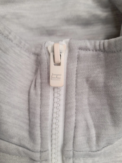 Tommy Hilfiger Grey, White & Red Colour Block Track Jacket S image 6