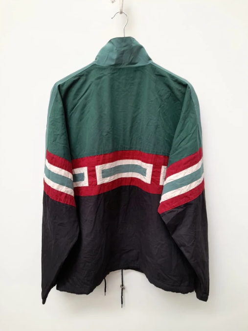 Adidas Green Men's Windbreaker Jacket Retro Large image 3