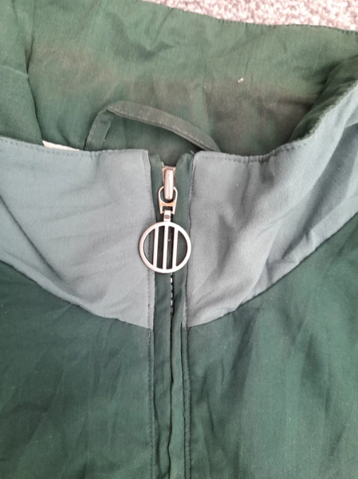 Adidas Green Men's Windbreaker Jacket Retro Large image 4