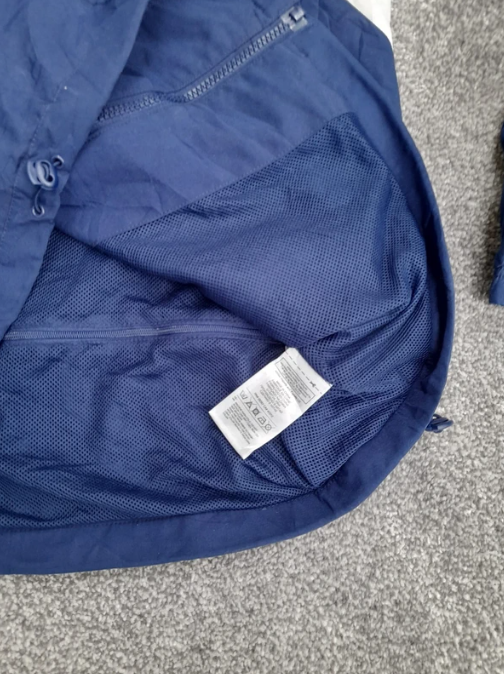 Adidas Navy & White Men's Track Jacket UK 38/40 image 6