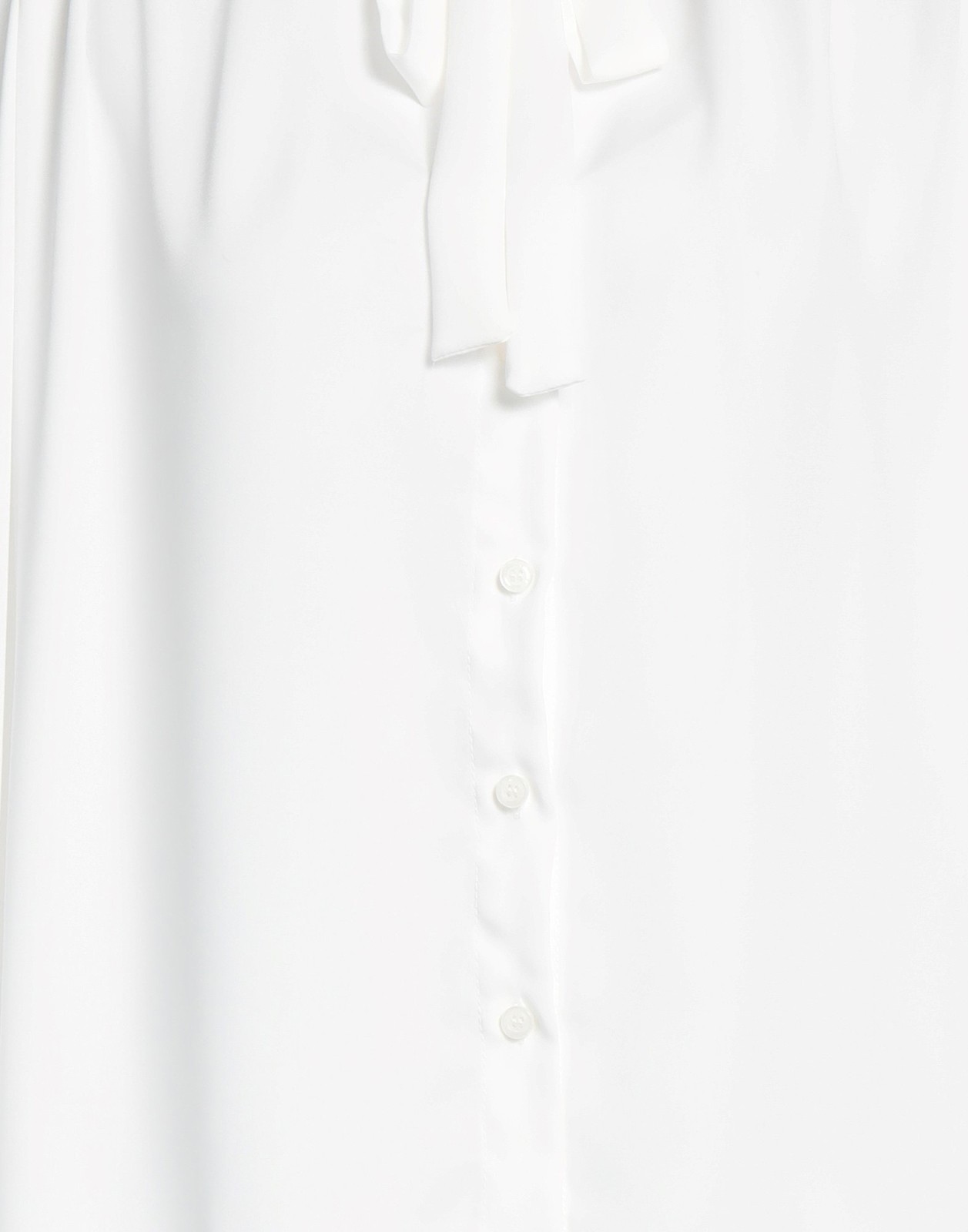 CRISTINAEFFE Women White Pussy Bow Silk Blouse Size 40 image 4