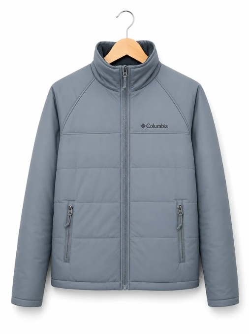 Columbia Men's Grey Insulated Jacket Waterproof M