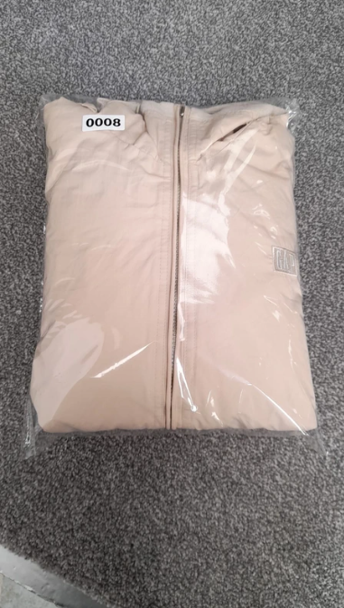 GAP Beige Zip-Up Fleece Jacket with Hood M image 10