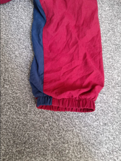 Reebok Navy & Red Men's Colourblock Windbreaker Jacket XXL image 6