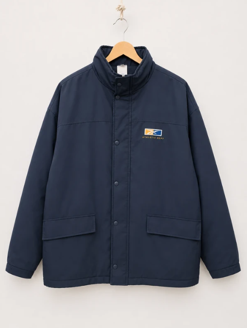 Reebok Navy Athletic Dept Puffer Jacket XL